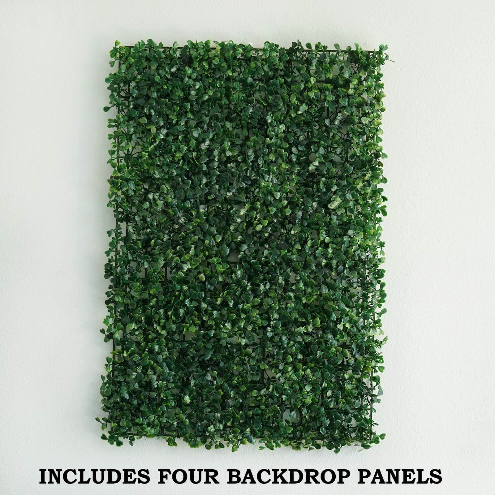 Dark Green Boxwood Hedge Garden Wall Backdrop Mat 4 Artificial Panels 11 Sq ft. - Image 8