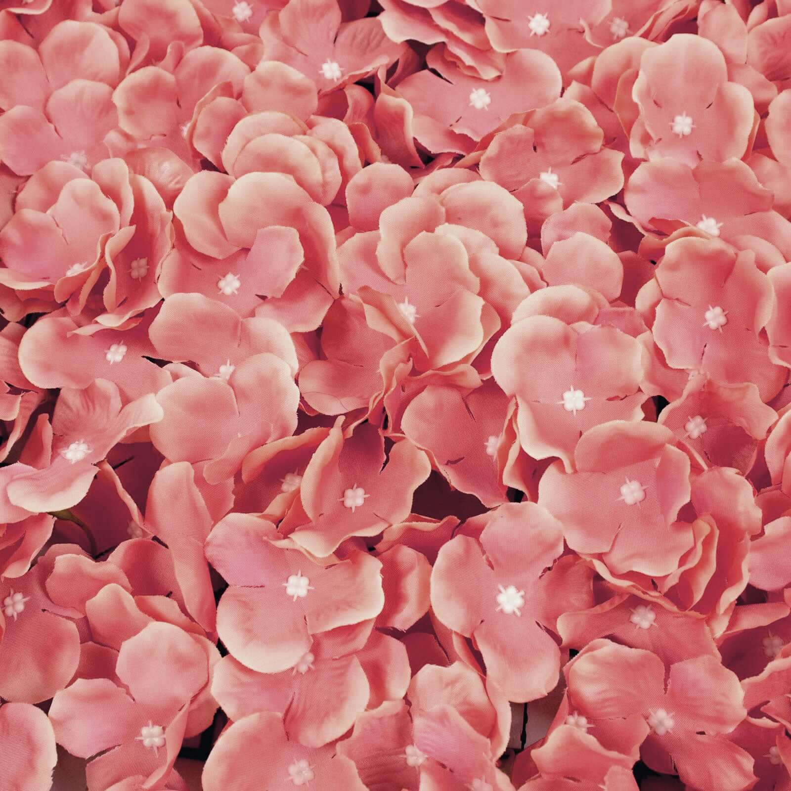 Dusty Rose UV Protected Hydrangea Flower Wall Mat Backdrop - 4 Artificial Panels 11 Sq ft. - Image 11
