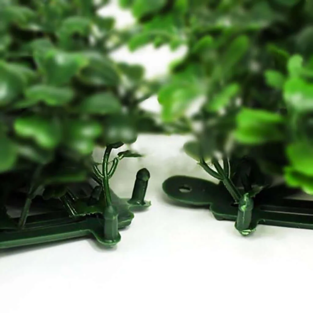 Green Boxwood Hedge Locust and Cypress Garden Wall Backdrop Mat 4 Artificial Panels 11 Sq ft. - Image 6