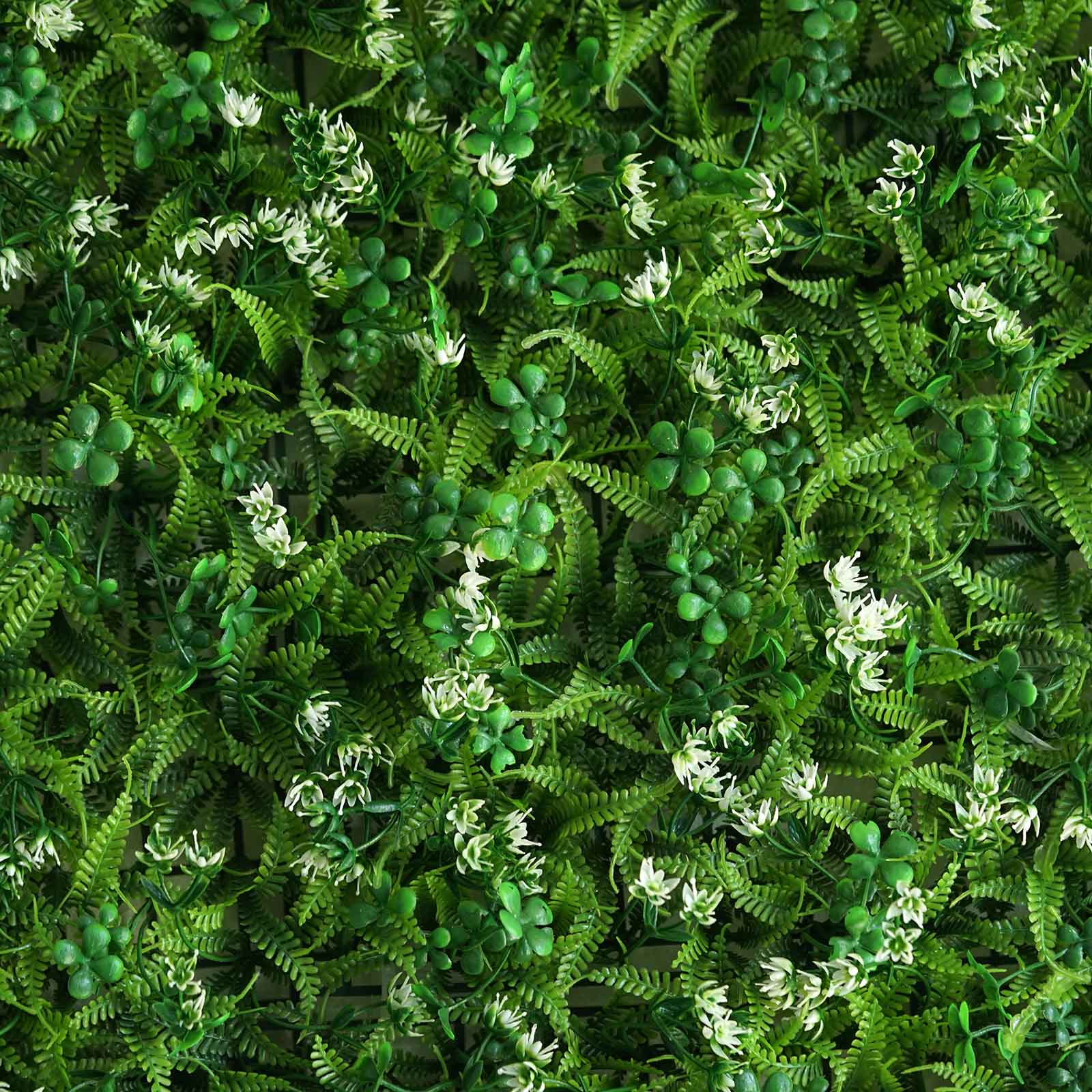 Green Flowery Boxwood Hedge Garden Wall Backdrop Mat 4 Artificial Panels 11 Sq ft. - Image 2