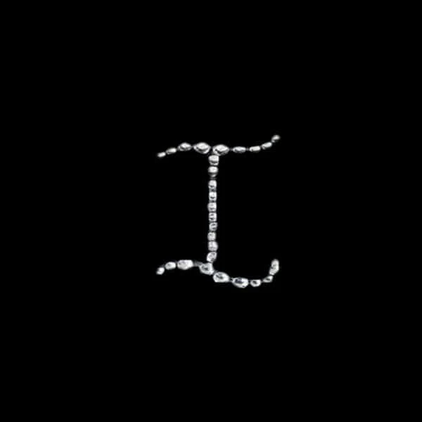 12 Pack Clear Rhinestone Monogram Letter "I" Jewel Sticker Self Adhesive DIY Diamond Decor 1.5" - Image 7