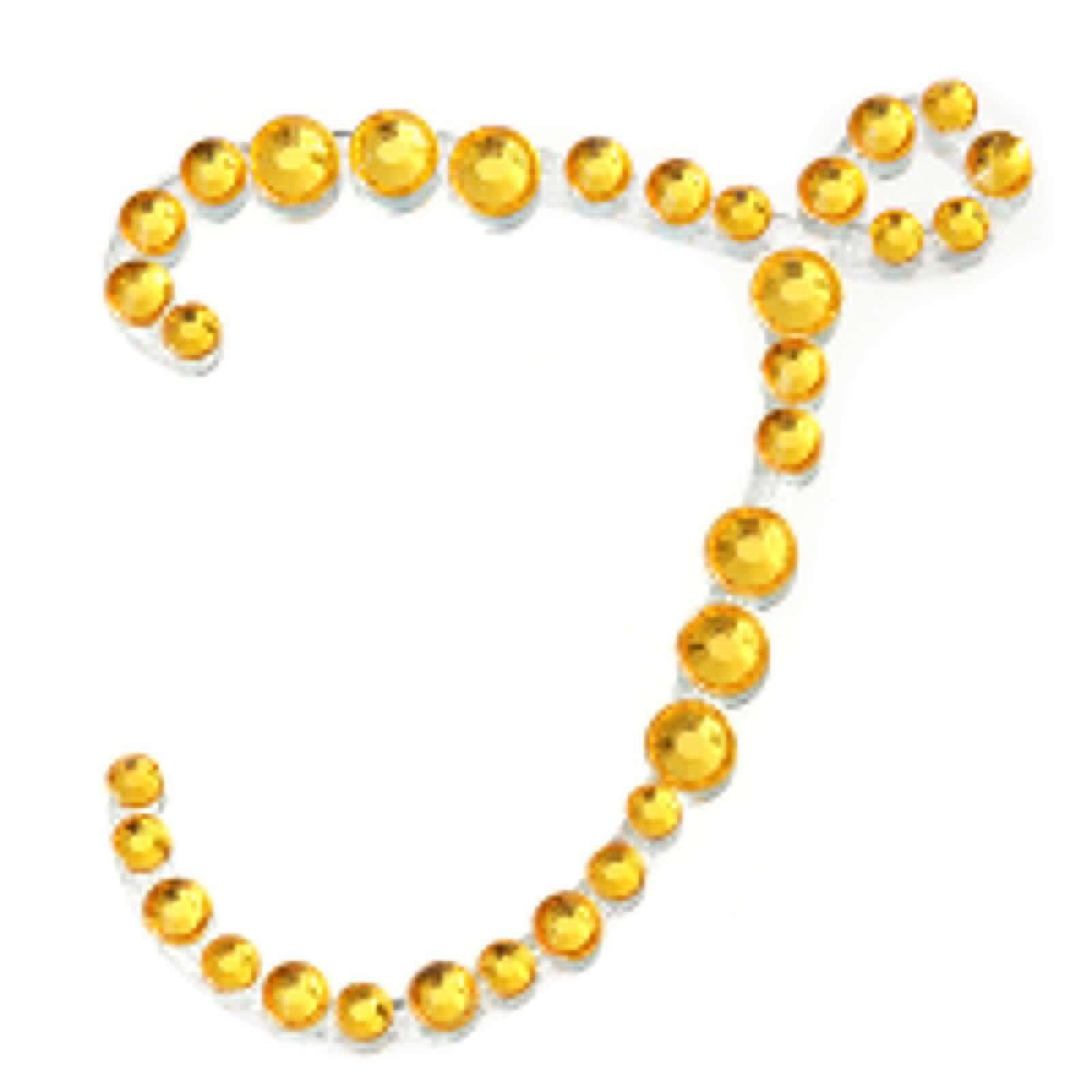 12 Pack Gold Rhinestone Monogram Letter "T" Jewel Sticker Self Adhesive DIY Diamond Decor 1.5" - Image 10
