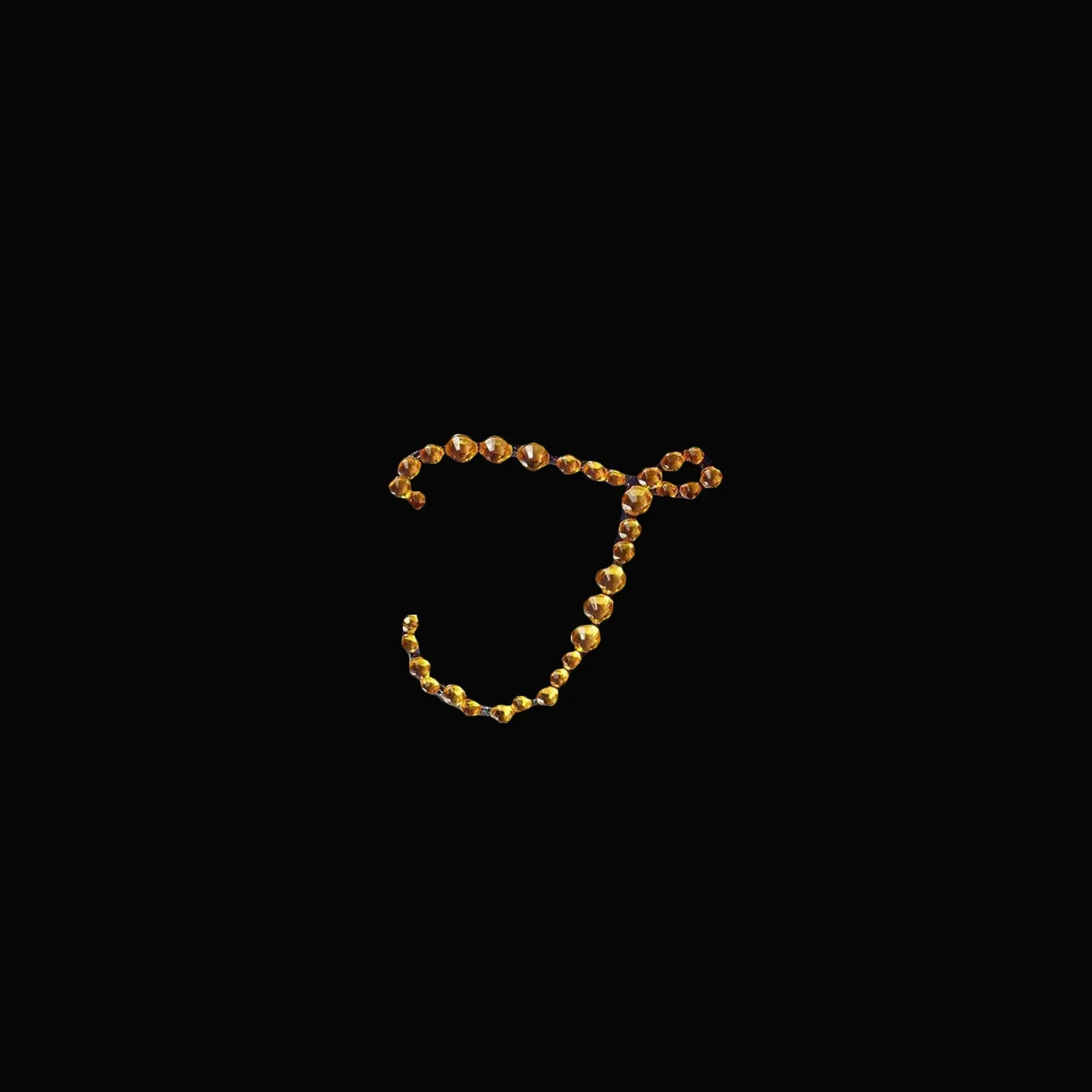 12 Pack Gold Rhinestone Monogram Letter "T" Jewel Sticker Self Adhesive DIY Diamond Decor 1.5" - Image 7