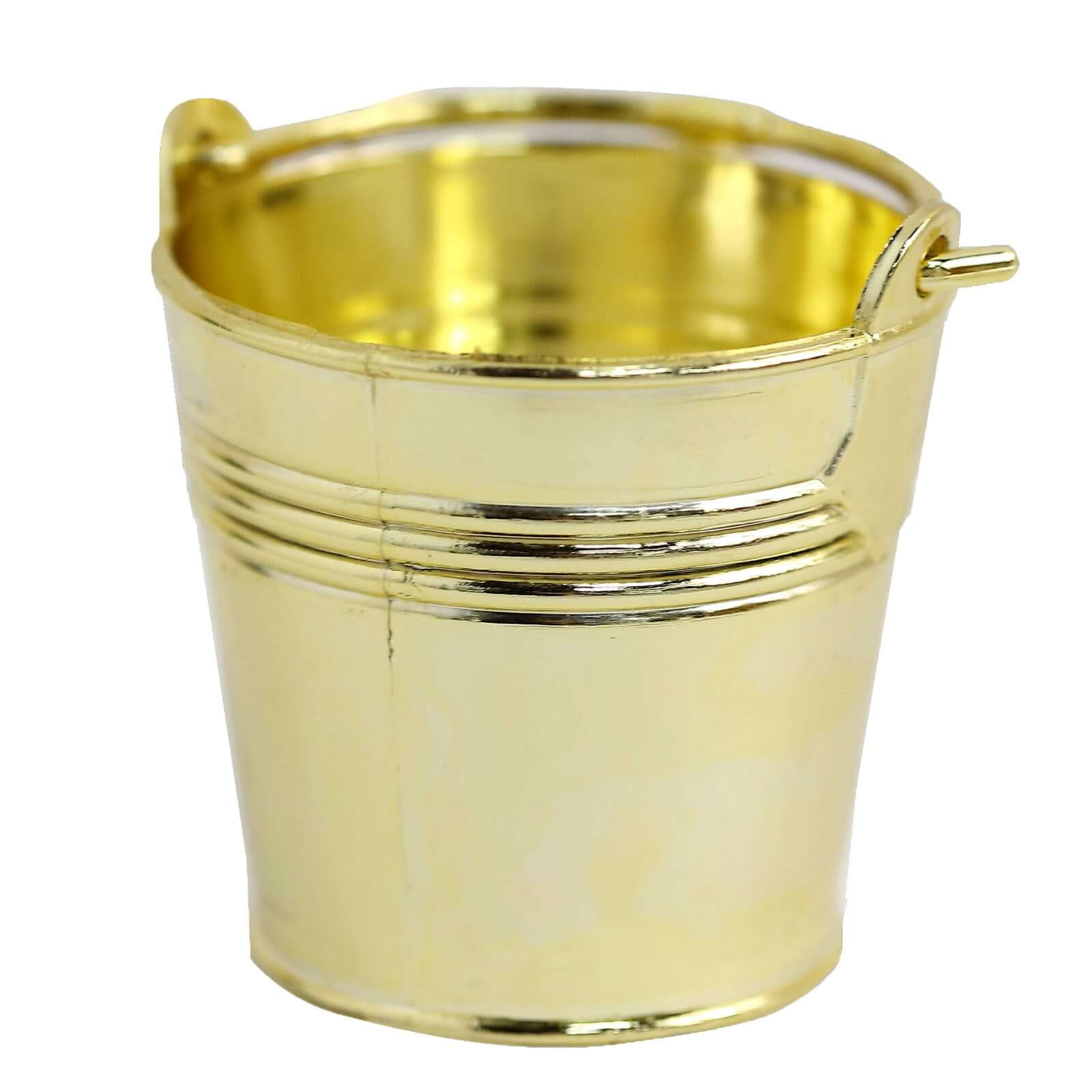 12 Pack Gold Mini Pail Bucket Candy Container Gift Boxes, Small Planter Treat Party Favor Boxes 2" - Image 14