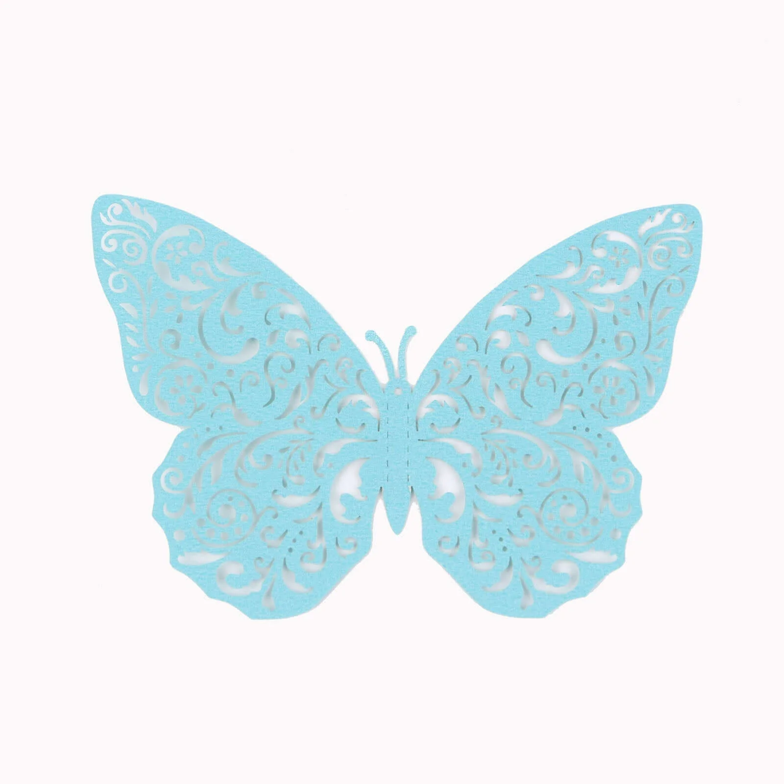 12-Pack 3D Turquoise Butterfly Wall Decals, DIY Removable Mural Stickers Cake Decorations - Versatile and Eye-Catching Design - Image 15