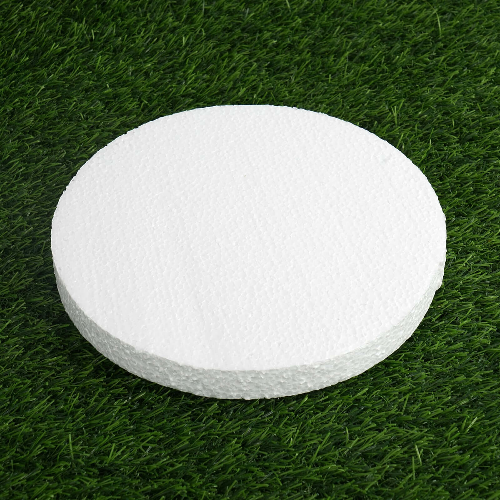 12 Pack White StyroFoam Disc, DIY Polystyrene Foam Craft Supplies 8" - Image 2