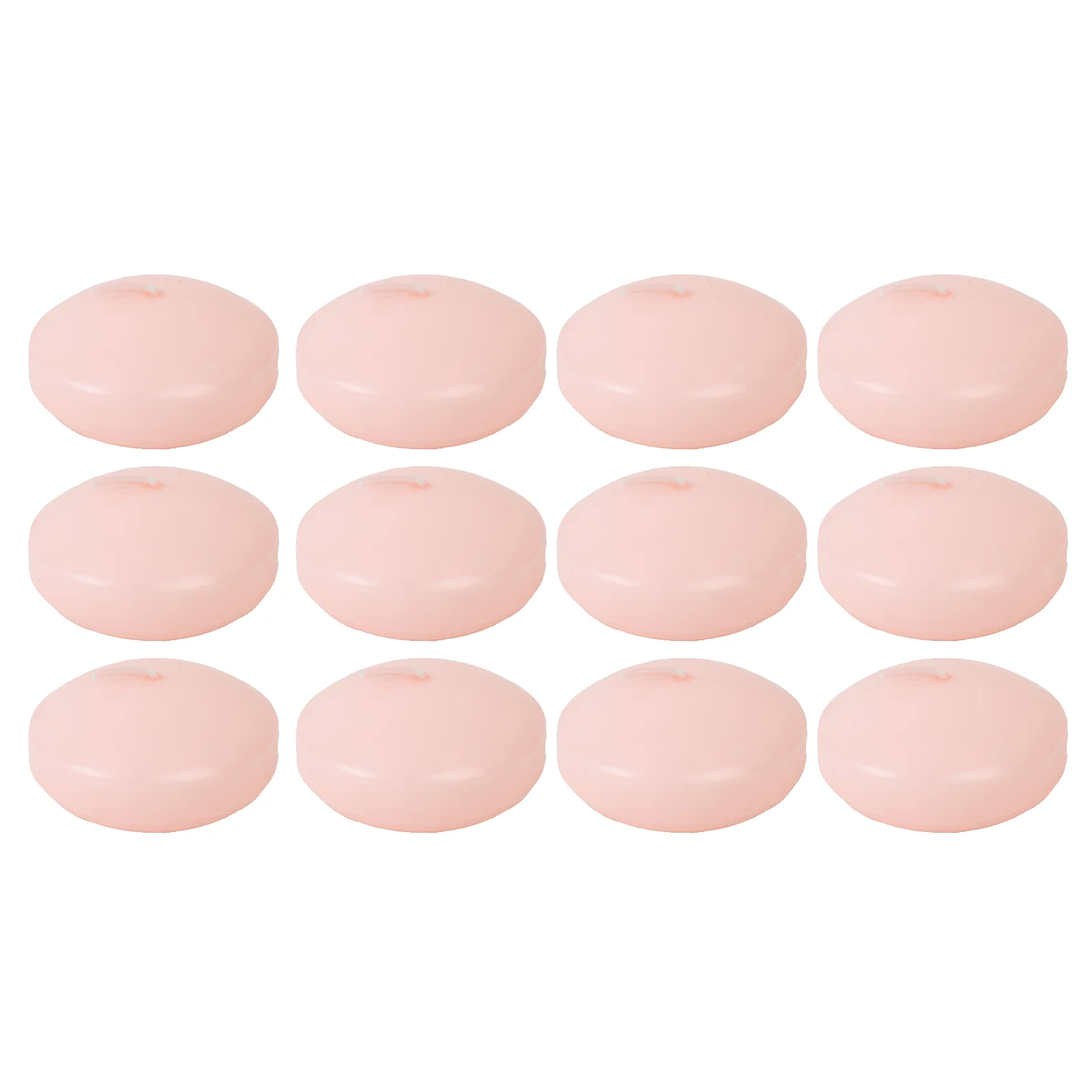 12 Pack Blush Floating Candles, 3" Unscented Dripless Wax Discs for Centerpieces - Image 5