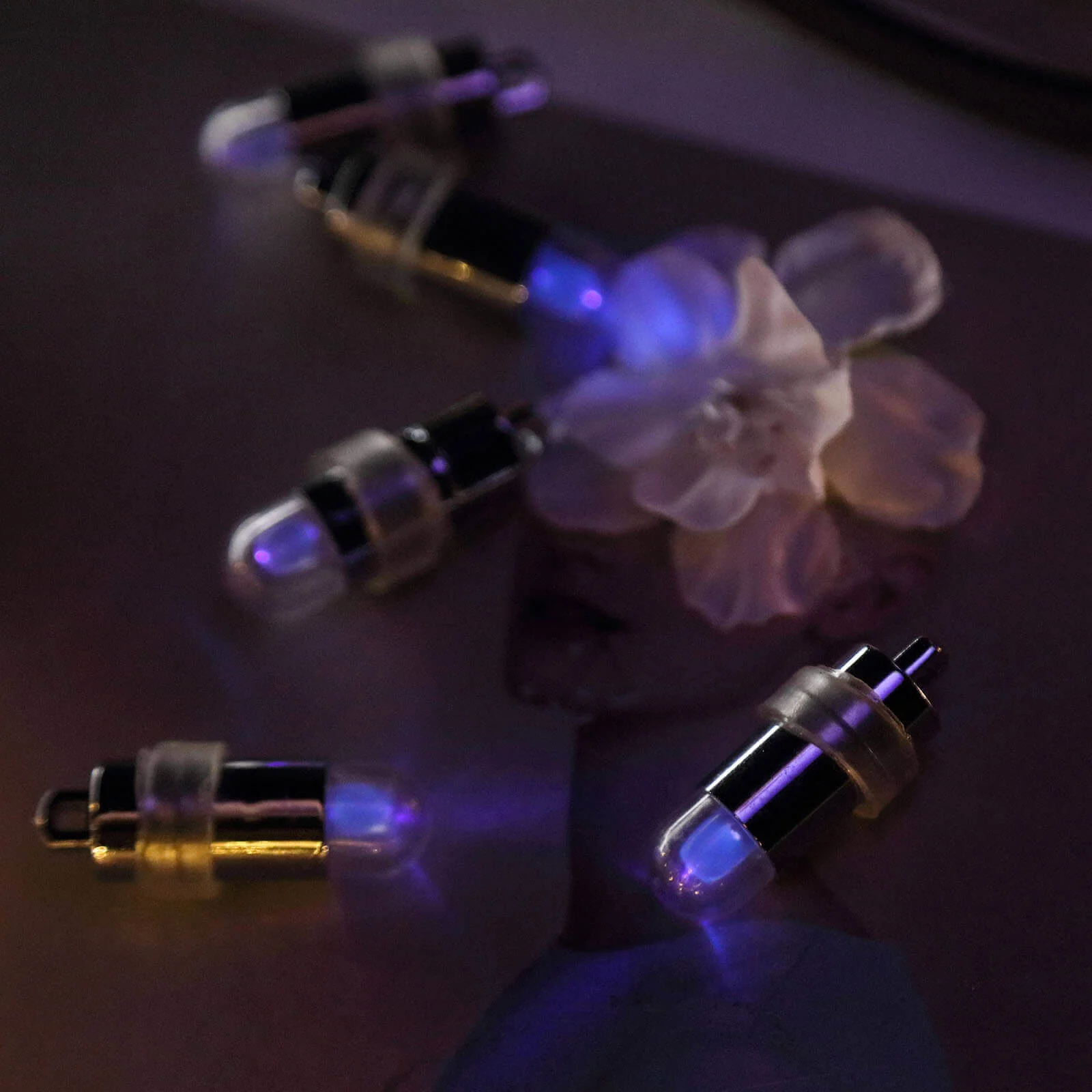 12-Pack LED Balloon Lights Purple - Bullet Shape Waterproof Filler Lights with String - Image 16