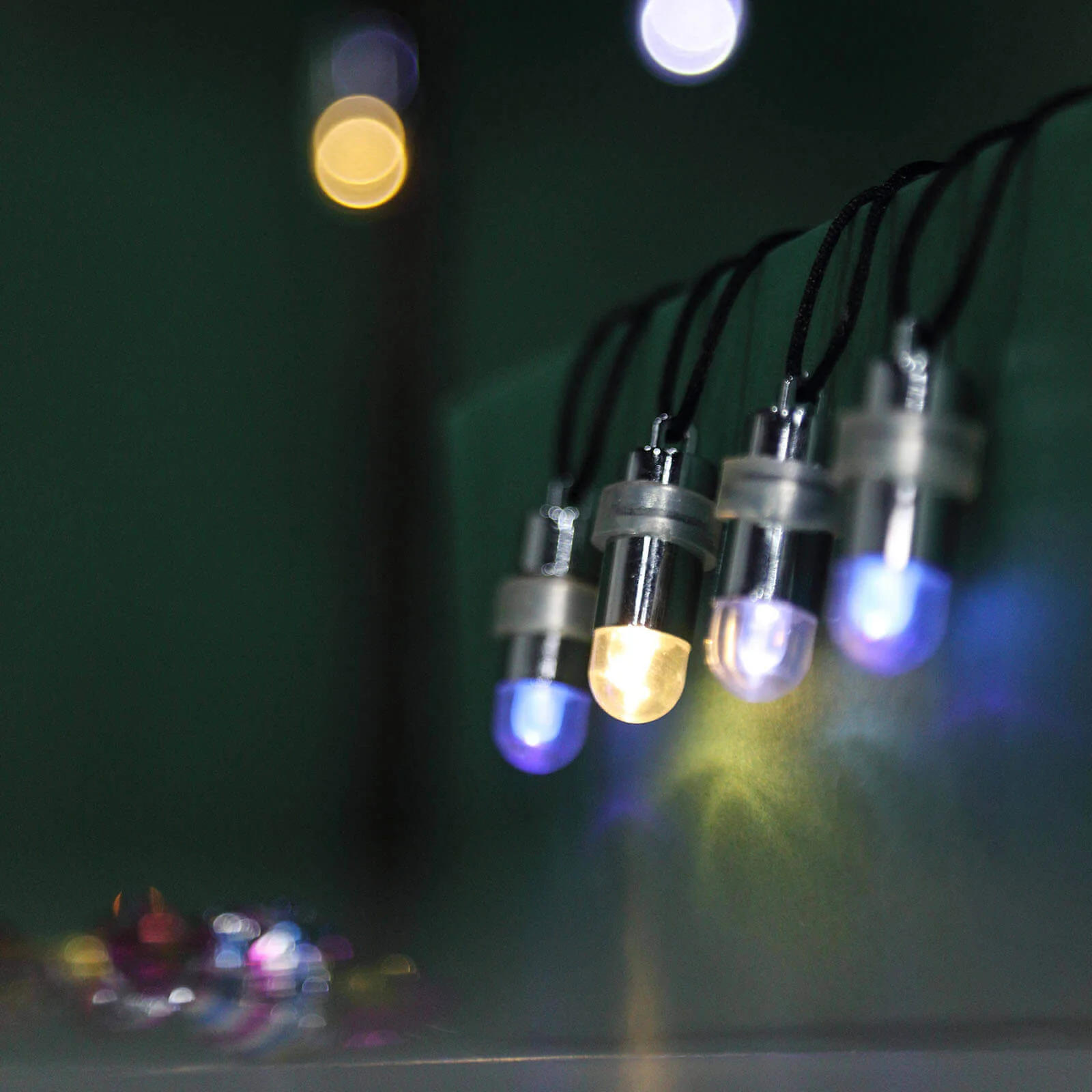 12-Pack LED Balloon Lights Purple - Bullet Shape Waterproof Filler Lights with String - Image 8