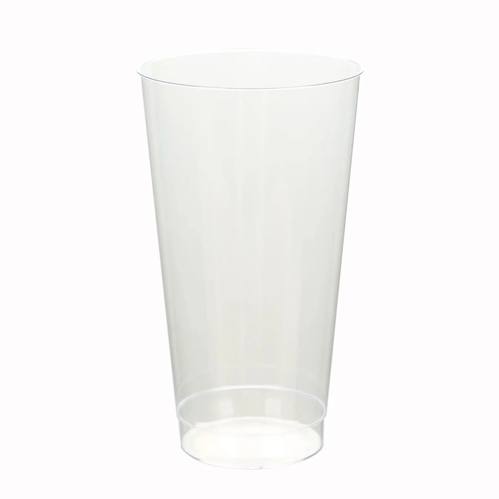 12-Pack Plastic Party Cups 17oz Clear - Disposable Drinking Tumblers 5.5" - Image 6
