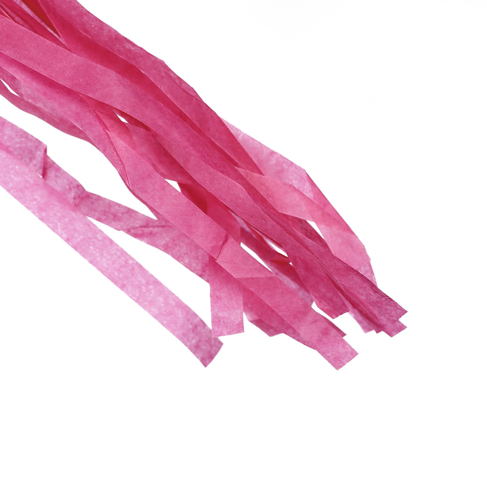 12 Pack Pre-Tied Fuchsia Paper Fringe Tassels With Garland String, Hanging Streamer Banner - Image 10