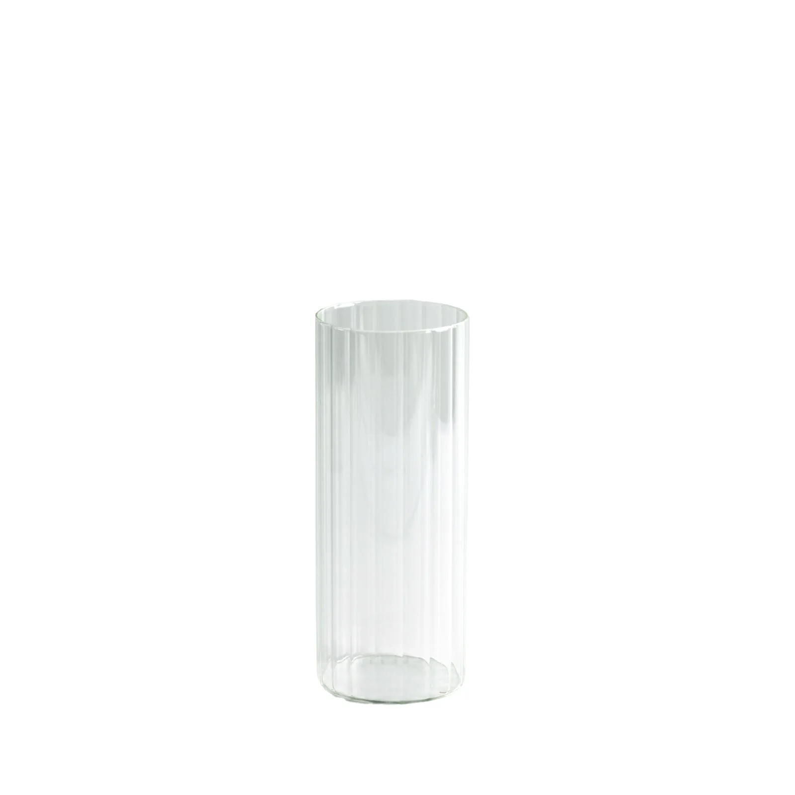 12 Pack Ribbed Cylinder Glass Vases – 10" Tall Clear Flower Vases for Table Centerpieces, Home & Wedding Decor - Image 6