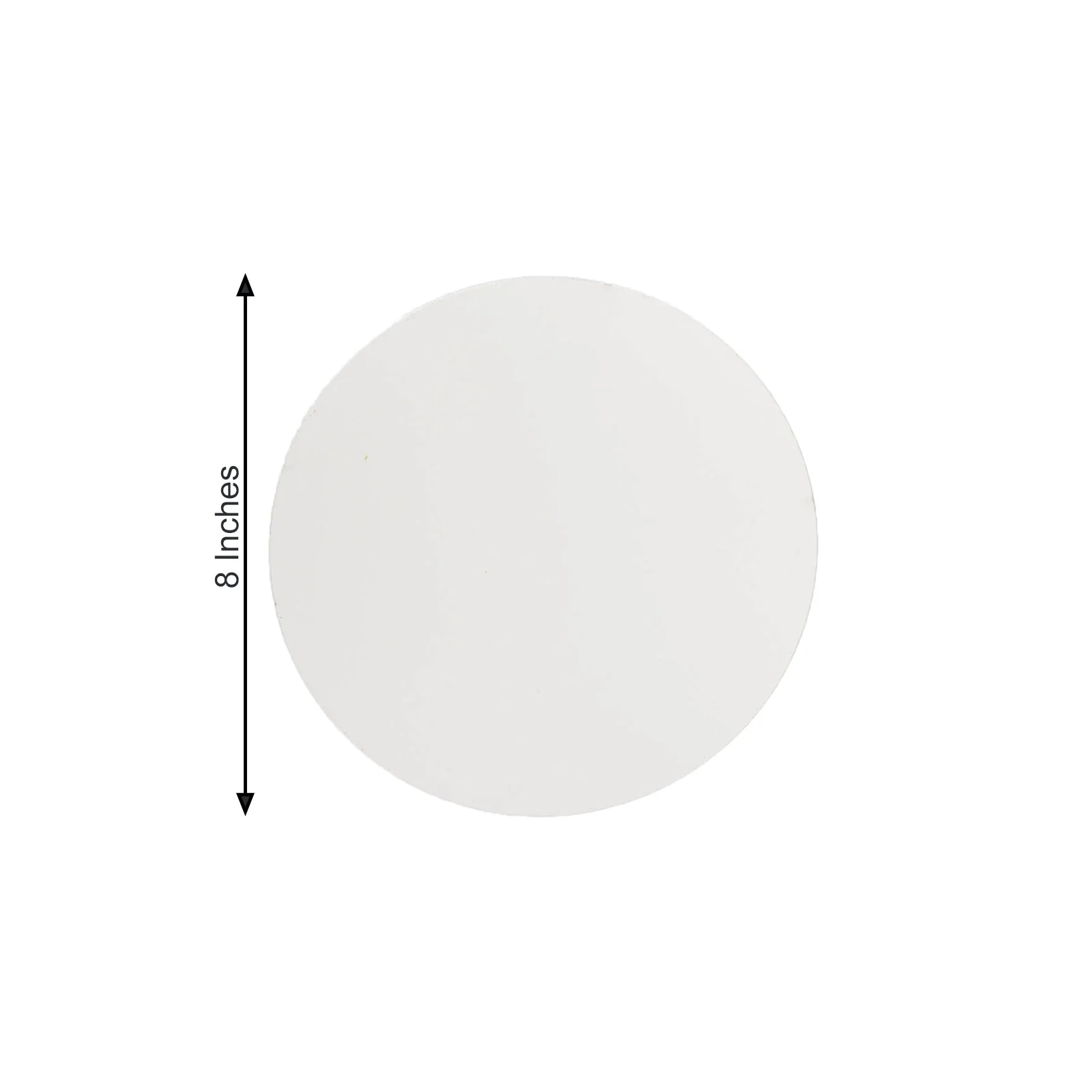 12 Pack Round Acrylic Mirror Wall Stickers, Removable Wall Decals For Home Decor - 8" - Image 3