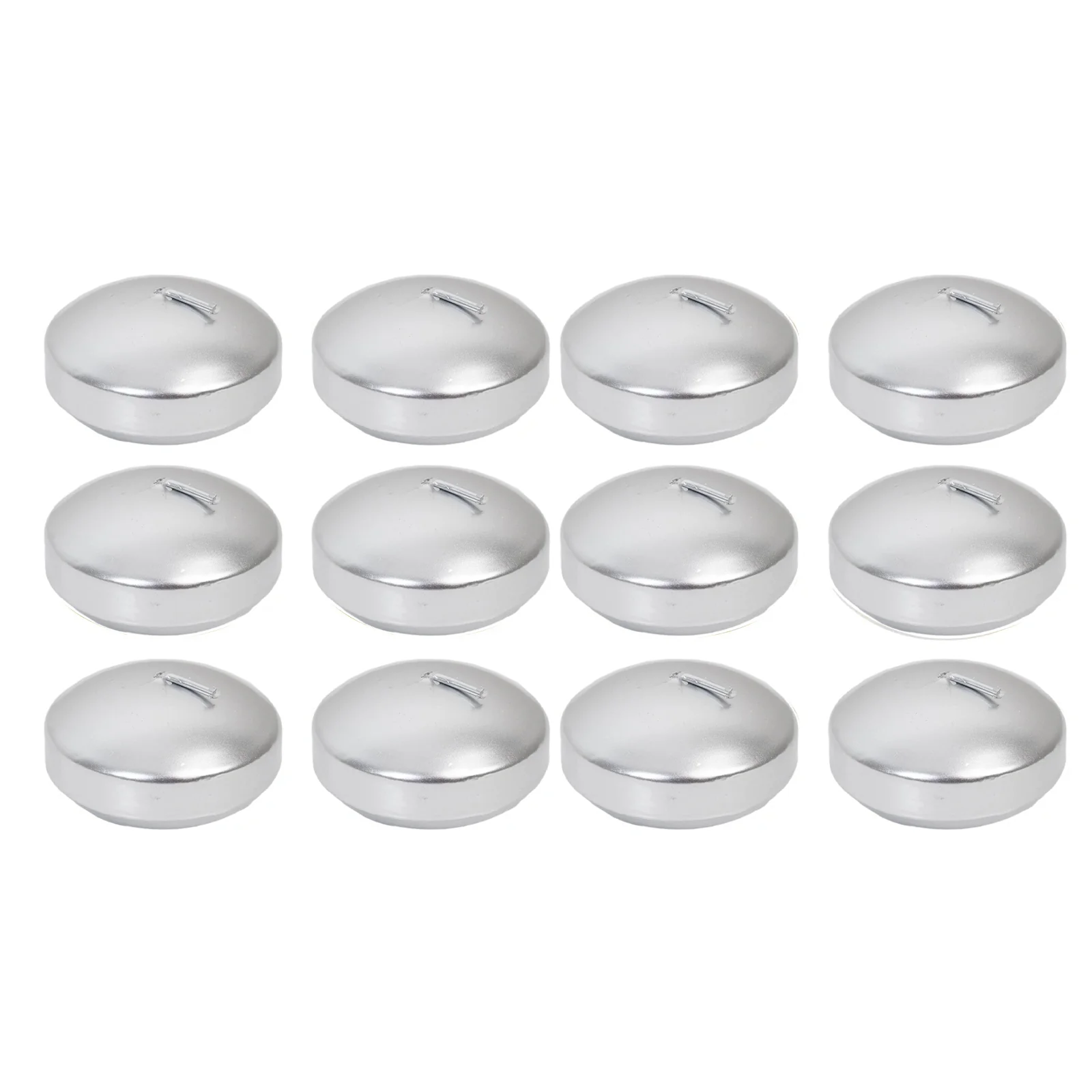 12 Pack Silver Floating Candles, 3" Unscented Dripless Wax Discs for Centerpieces - Image 9