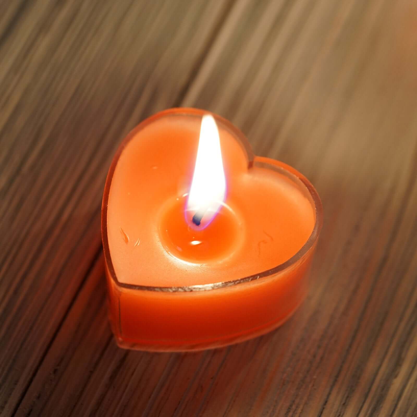 12-Pack Tealight Candles Mini Heart Shaped Design Red - Valentines Decor for Romantic Settings - Image 8