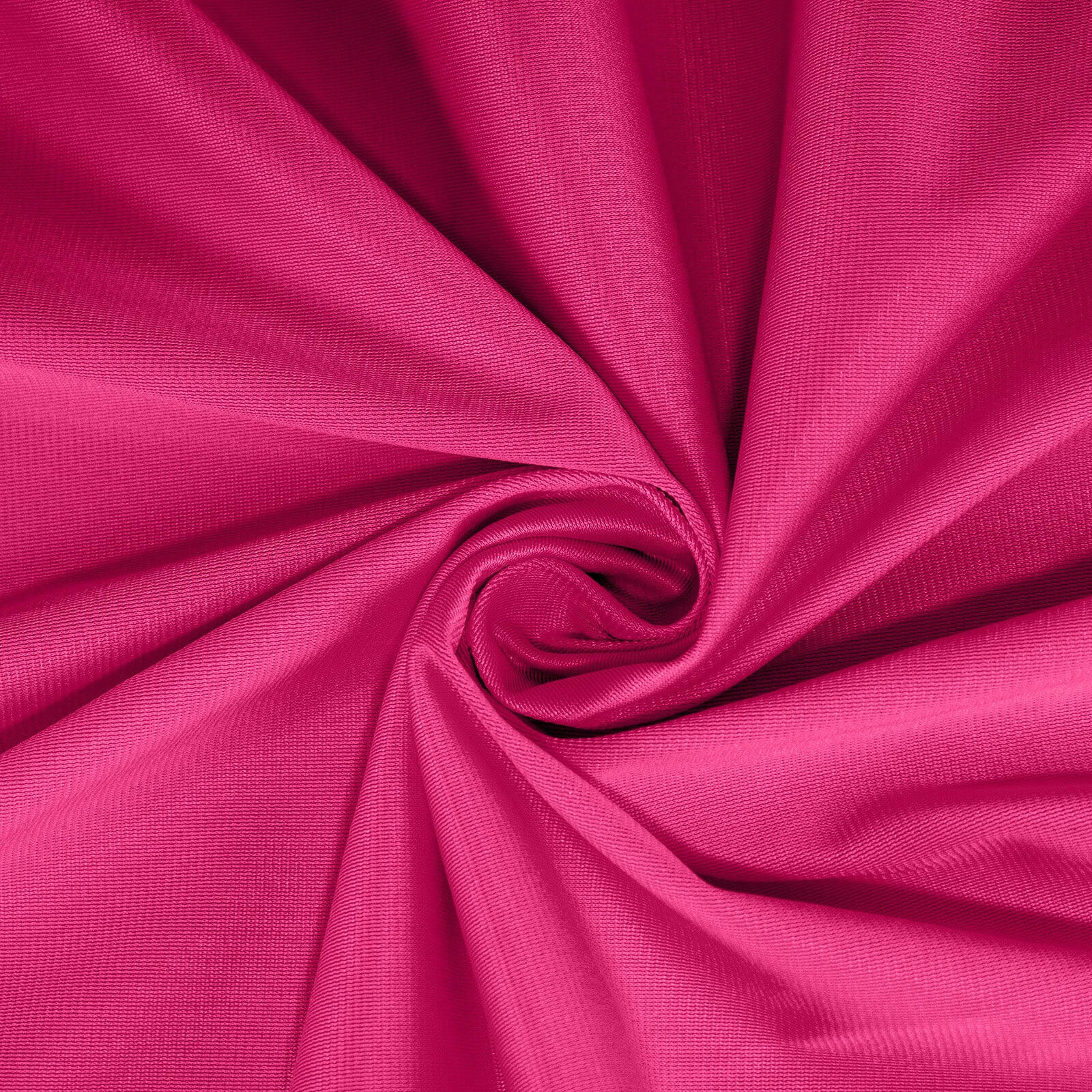 Scuba Round Tablecloth 120" Fuchsia - Seamless & Wrinkle Free Table Cover - Image 8