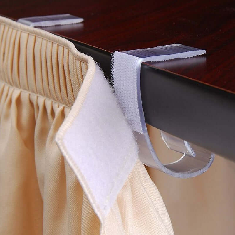 12pcs Adjustable Large Plastic Table Skirt Clips 1.5 to 2" - Image 6