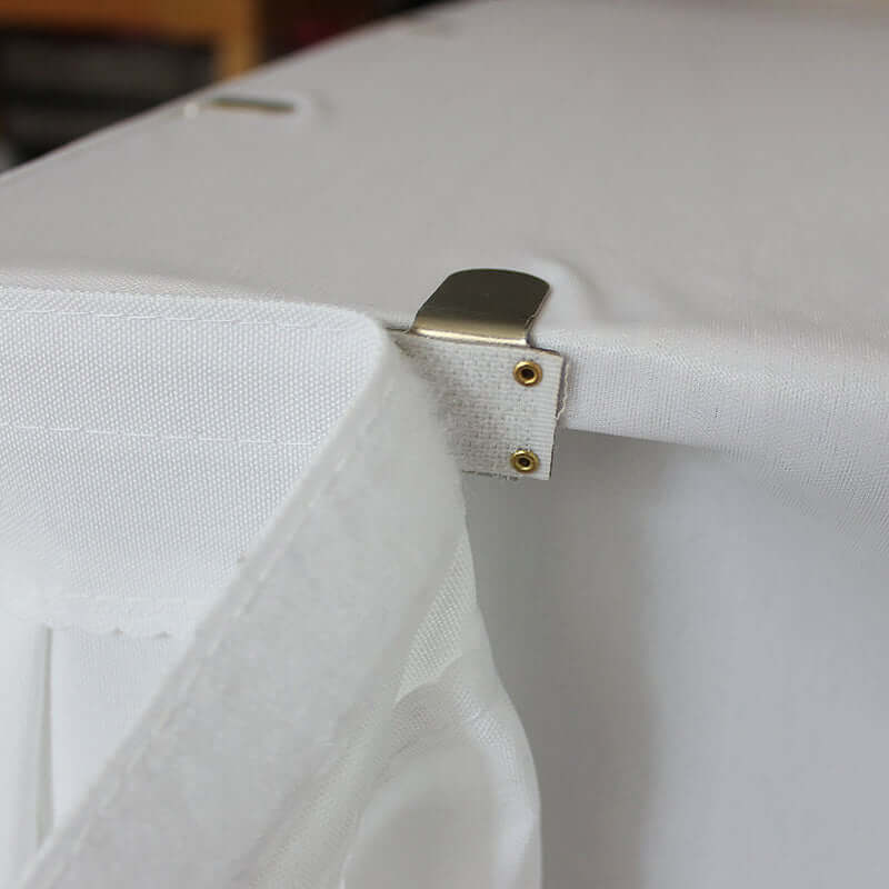 12pcs Metal Table Skirt Clips 2" - Image 3