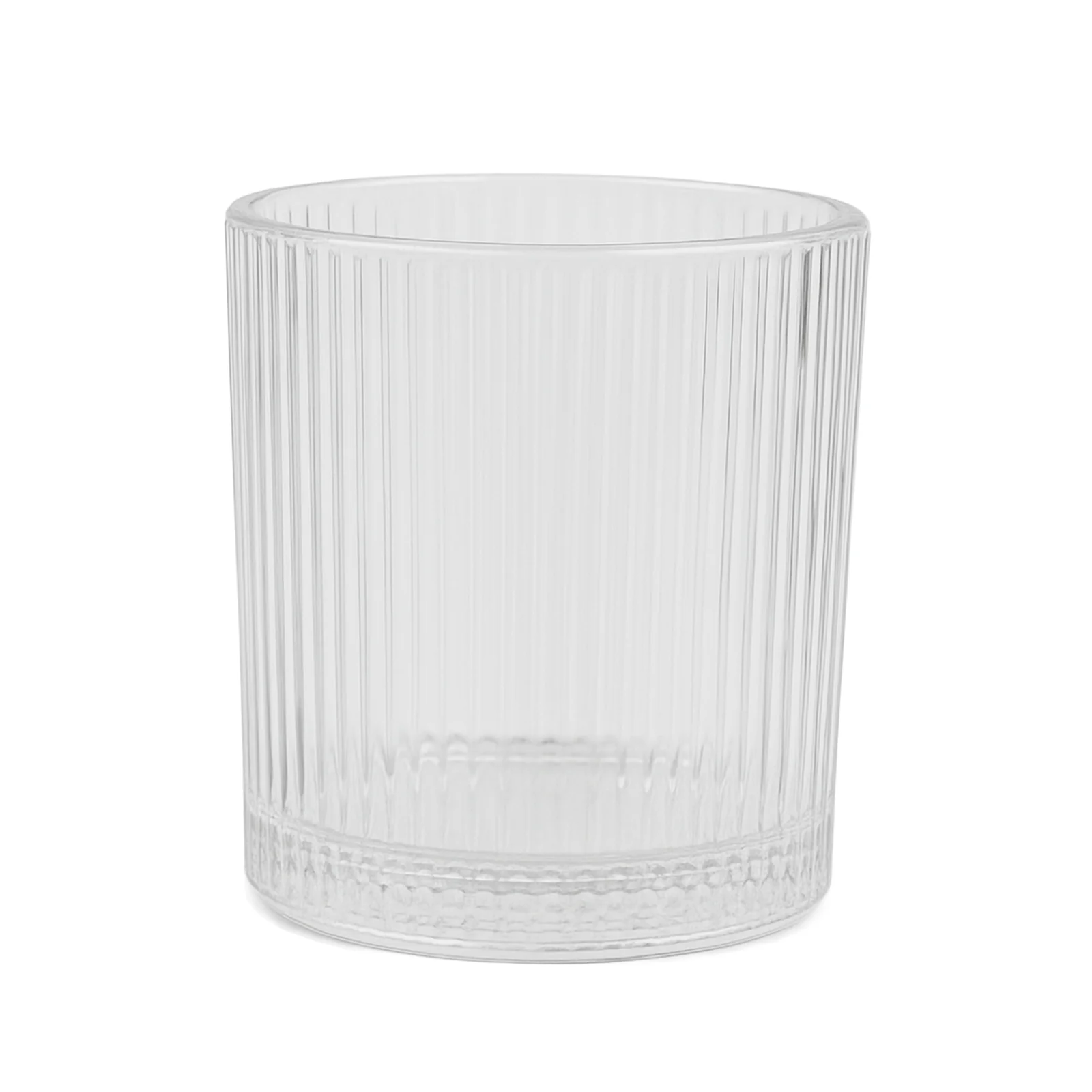12 Pack Glass Votive Candle Holders – Clear, 2.5" Ribbed Tealight Cups for Tabletop Lighting - Image 6