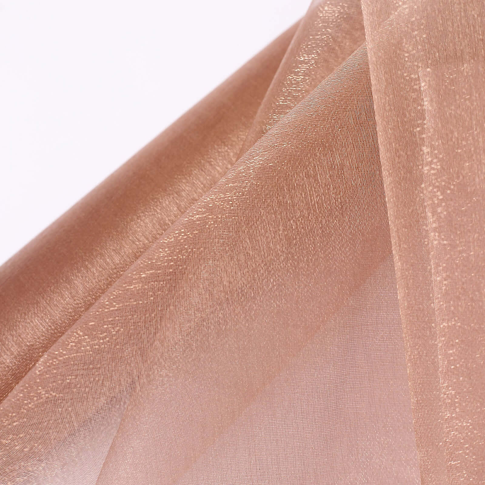 Dusty Rose Sheer Chiffon Fabric Bolt, DIY Voile Drapery Roll 12"x10yd - Image 11
