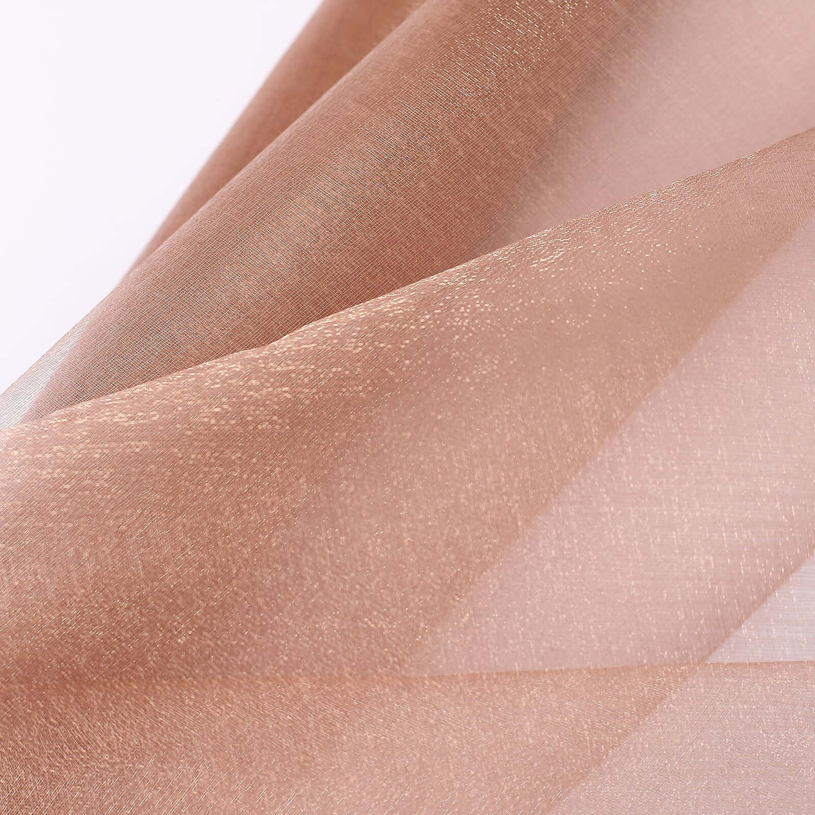 Dusty Rose Sheer Chiffon Fabric Bolt, DIY Voile Drapery Roll 12"x10yd - Image 12