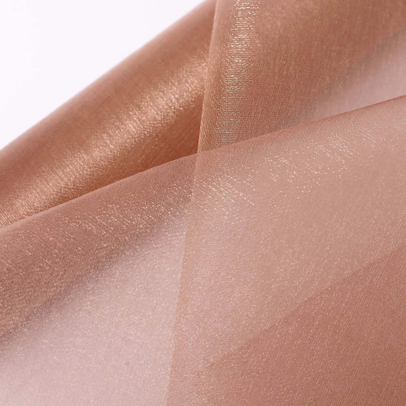 Dusty Rose Sheer Chiffon Fabric Bolt, DIY Voile Drapery Roll 12"x10yd - Image 6