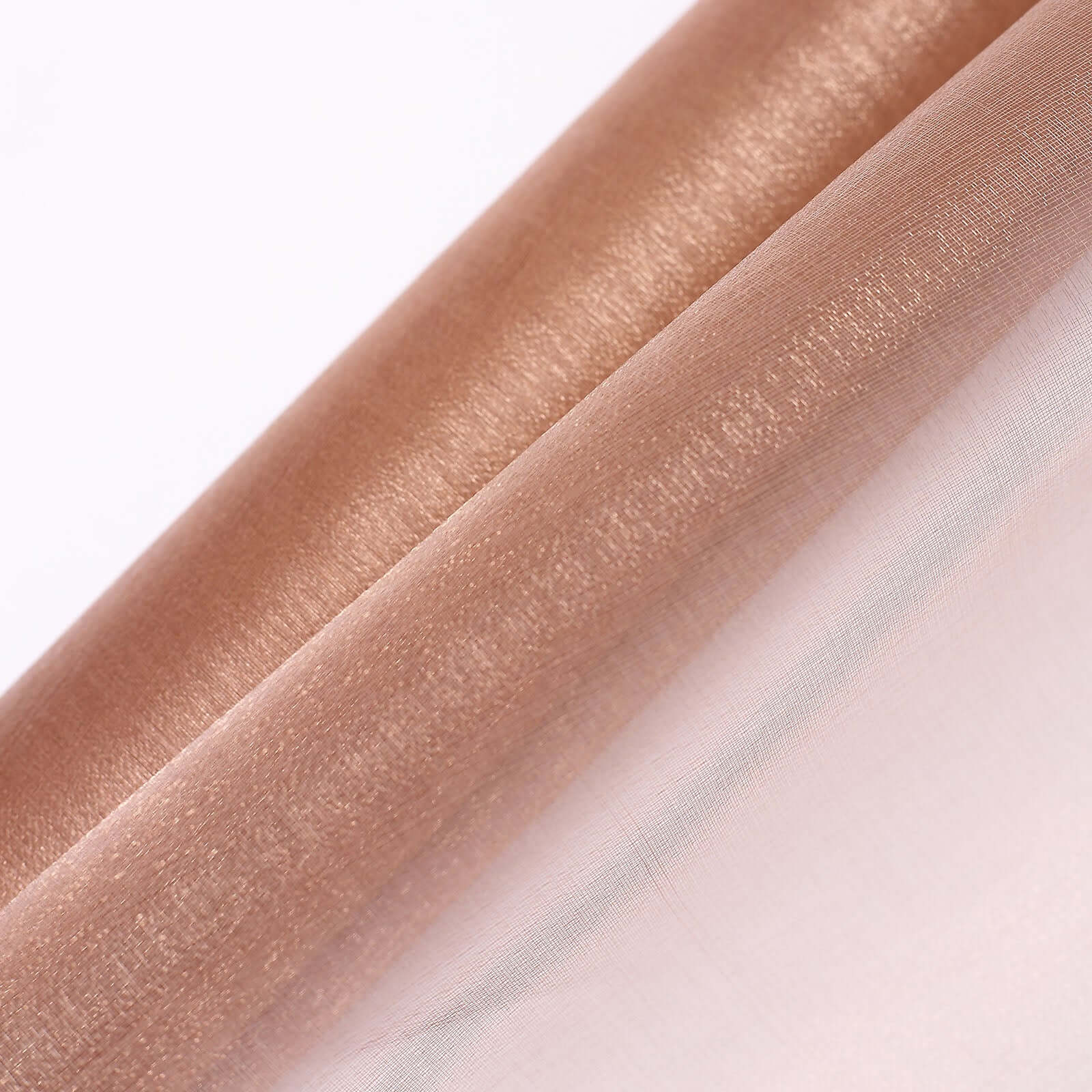 Dusty Rose Sheer Chiffon Fabric Bolt, DIY Voile Drapery Roll 12"x10yd - Image 8