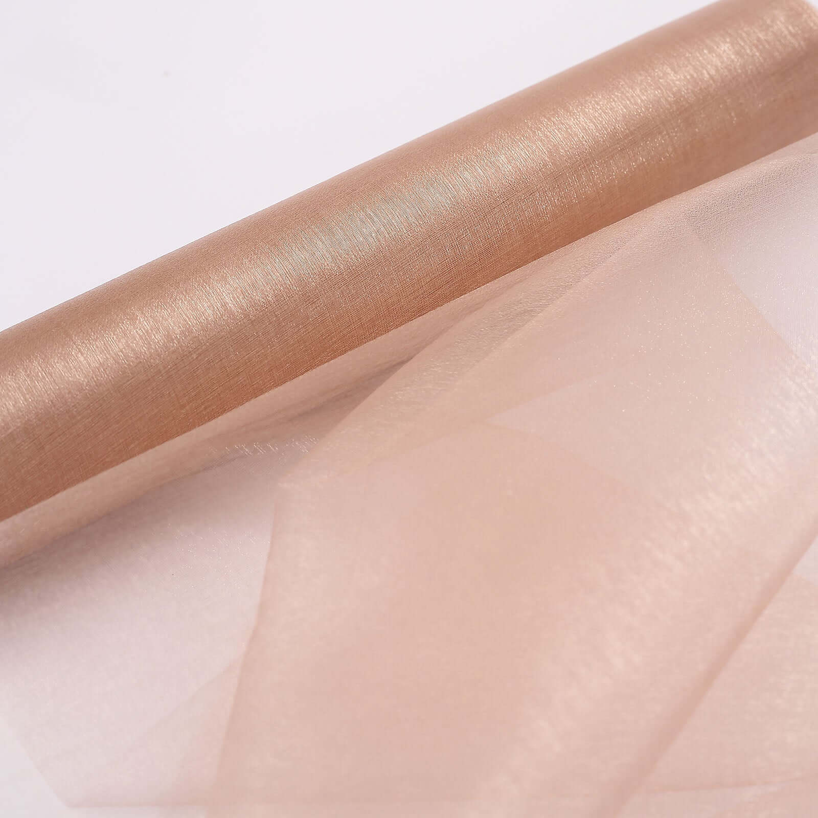 Nude Sheer Chiffon Fabric Bolt, DIY Voile Drapery Fabric 12"x10yd - Image 10