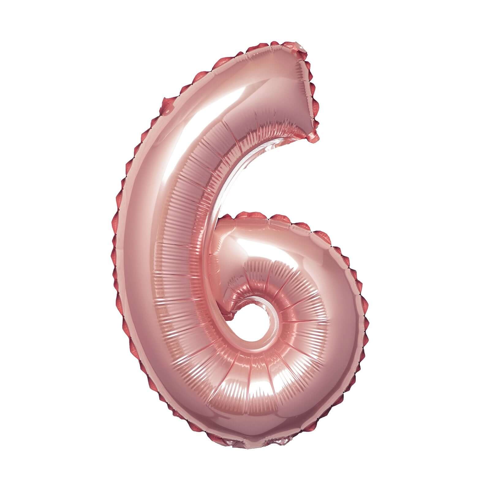 13" Matte Blush Letter and Number Balloons, Mylar Foil Alphabet Balloons - Image 26
