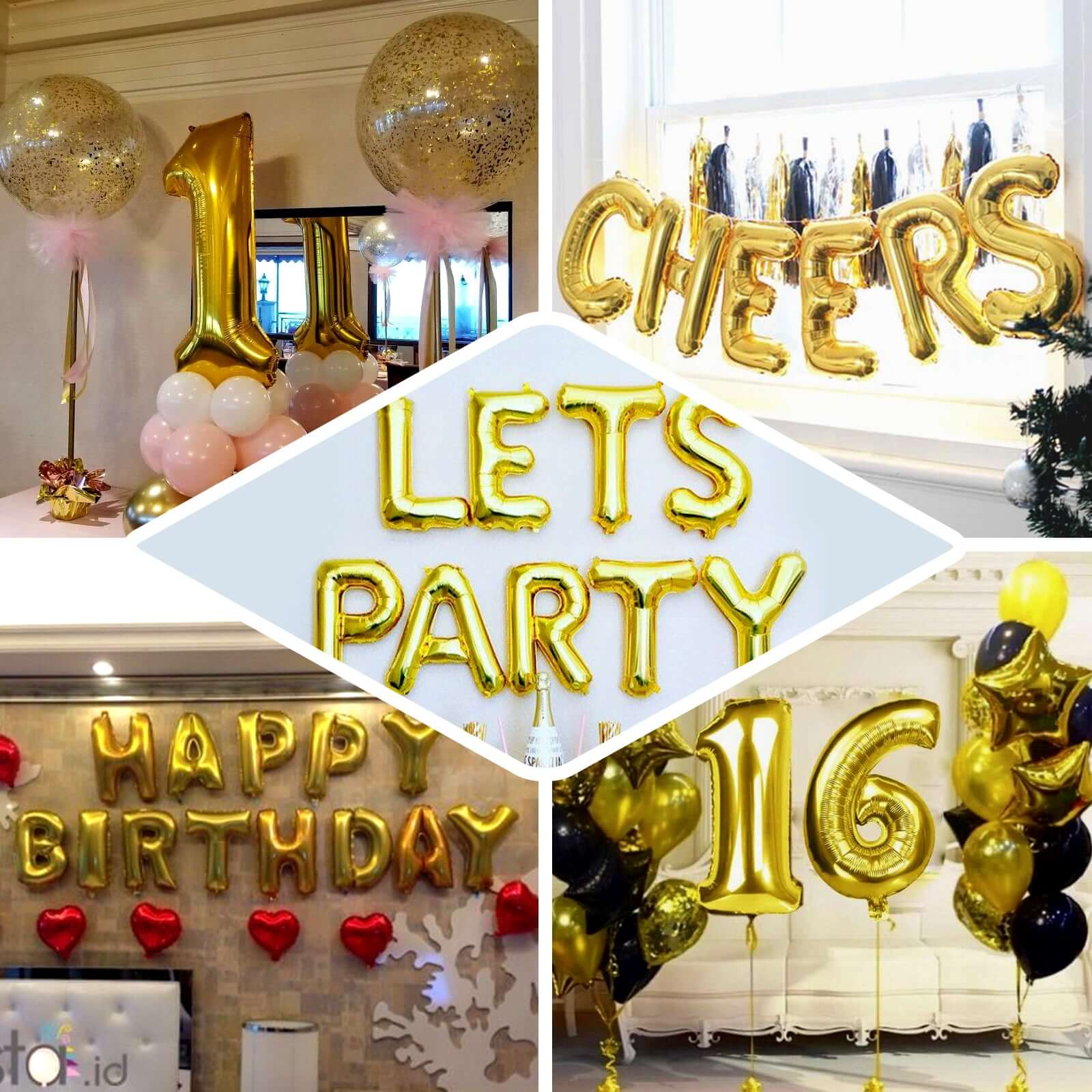 13" Matte Blush Letter and Number Balloons, Mylar Foil Alphabet Balloons - Image 5