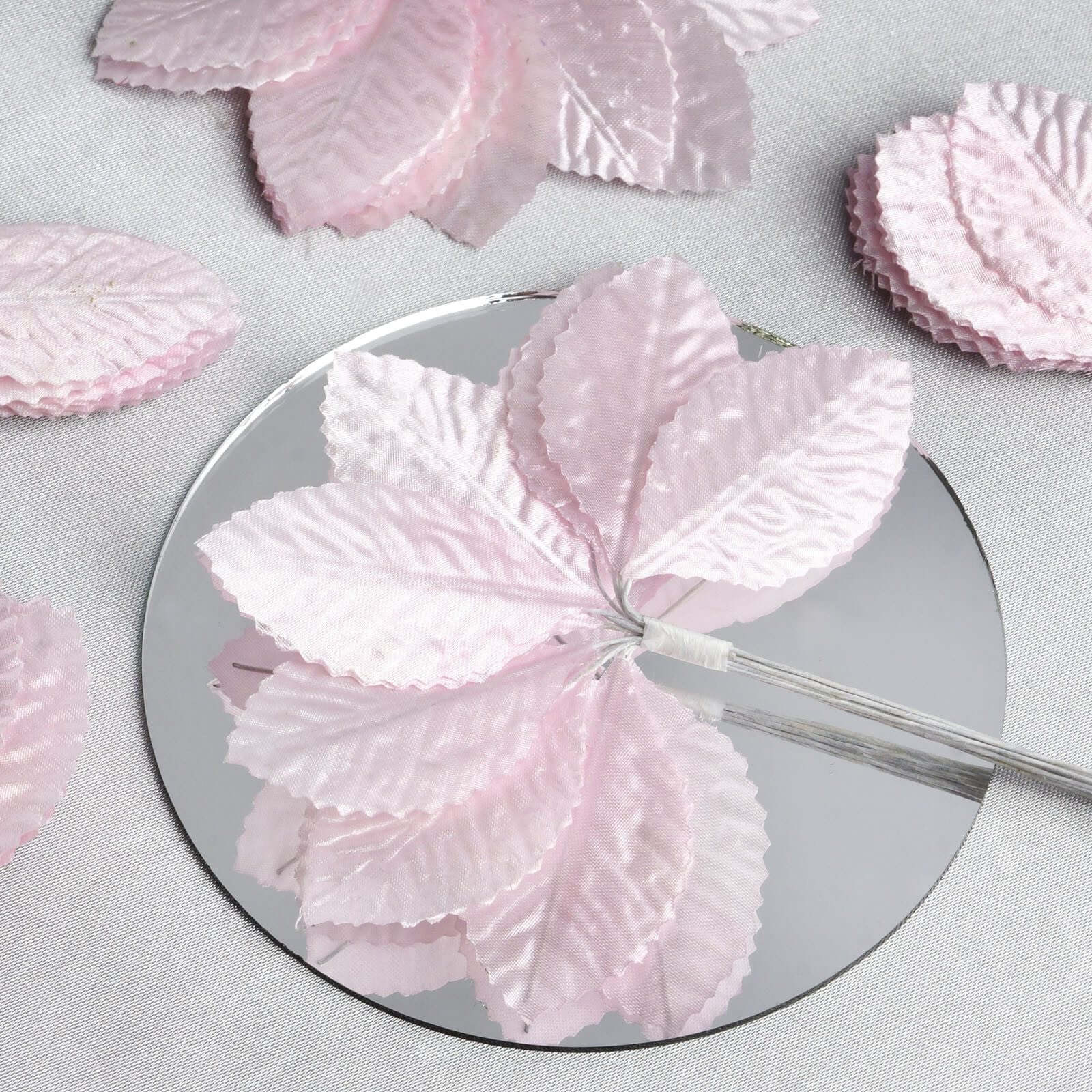 144 Pink Burning Passion Leaves