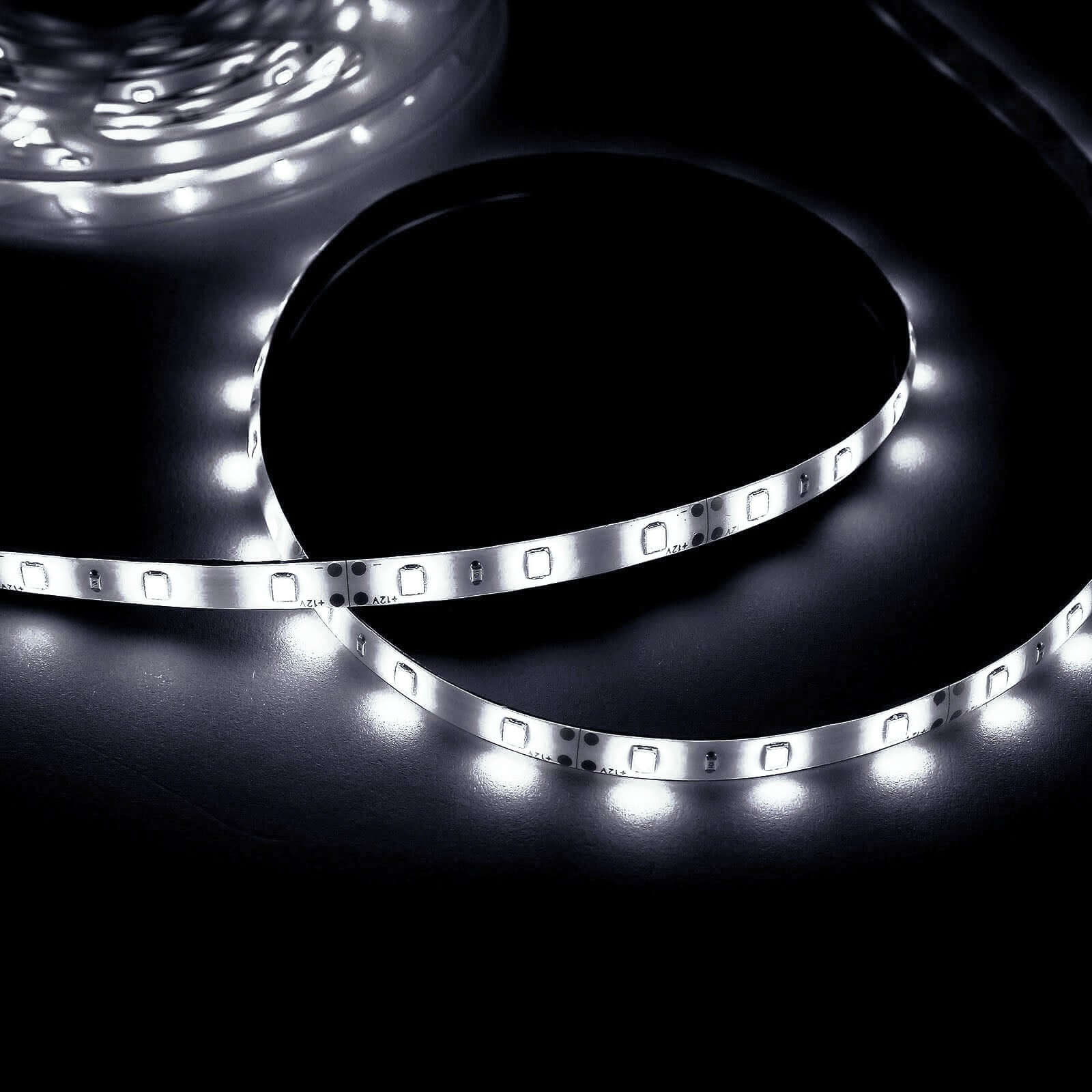 Super Bright Cool White 300 LED Flexible Strip Lights With Adhesive 16ft - Image 6