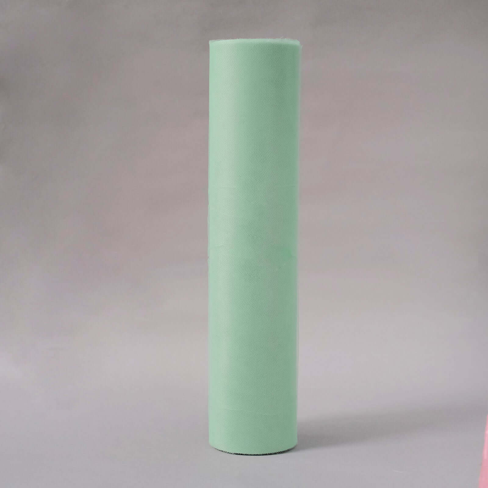 Sage Green Tulle Fabric Bolt, Sheer Fabric Spool Roll For Crafts 18"x100 Yards