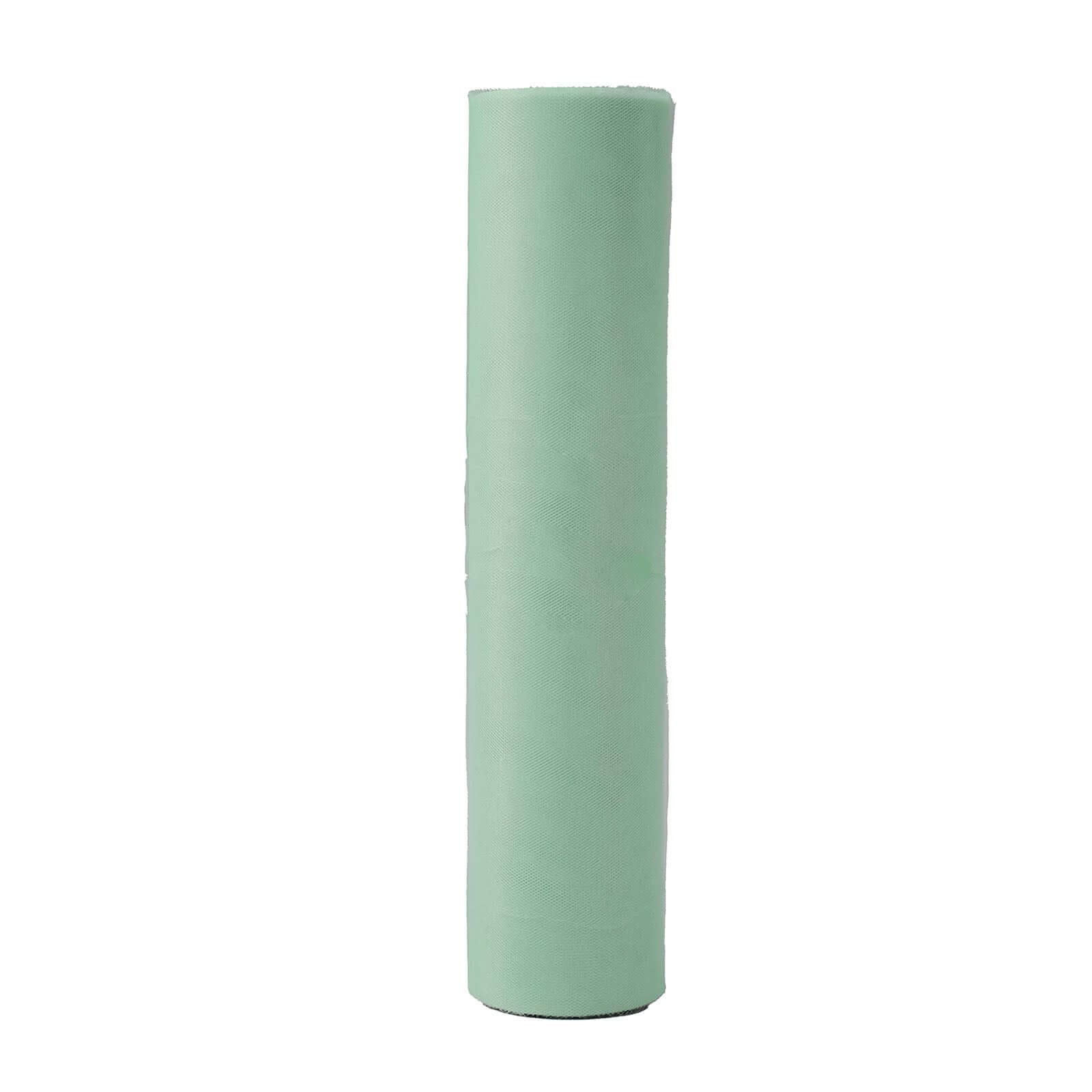 Sage Green Tulle Fabric Bolt, Sheer Fabric Spool Roll For Crafts 18"x100 Yards - Image 6