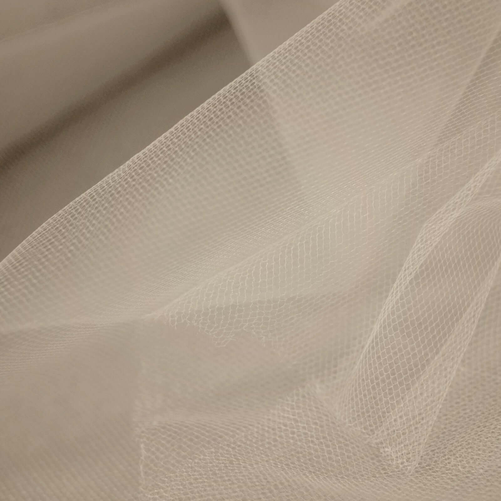 Taupe Tulle Fabric Bolt, Sheer Fabric Spool Roll For Crafts 18"x100 Yards - Image 11