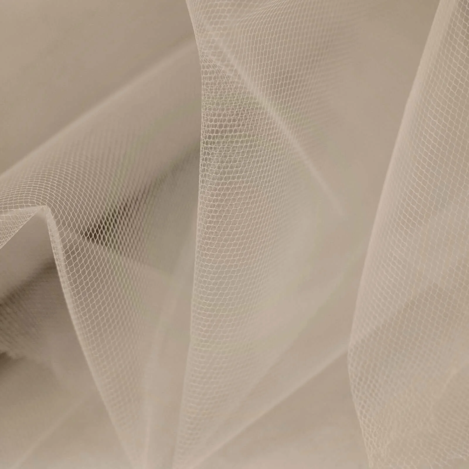 Taupe Tulle Fabric Bolt, Sheer Fabric Spool Roll For Crafts 18"x100 Yards - Image 12