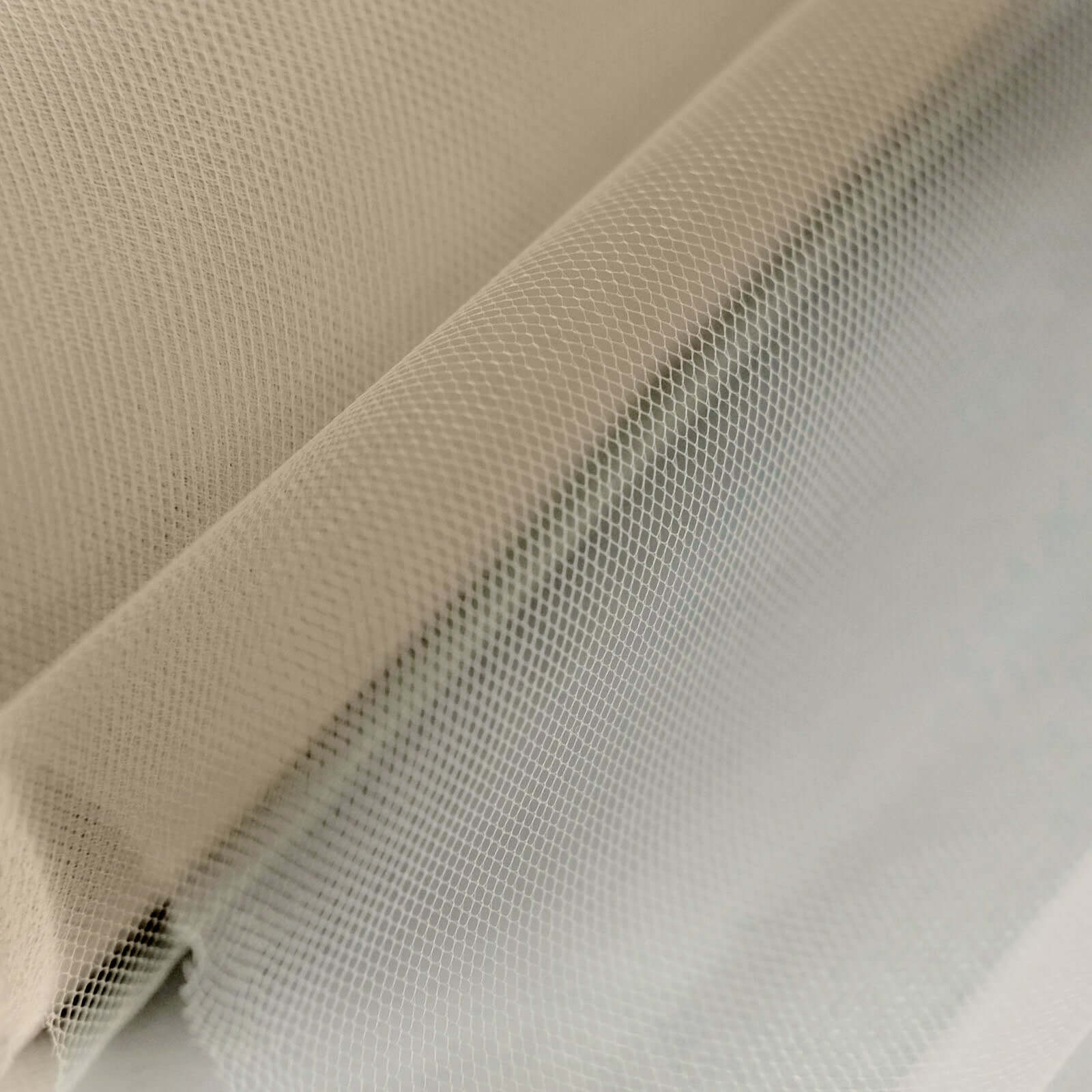 Taupe Tulle Fabric Bolt, Sheer Fabric Spool Roll For Crafts 18"x100 Yards - Image 2