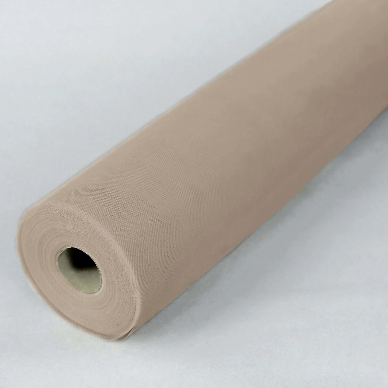 Taupe Tulle Fabric Bolt, Sheer Fabric Spool Roll For Crafts 18"x100 Yards - Image 7