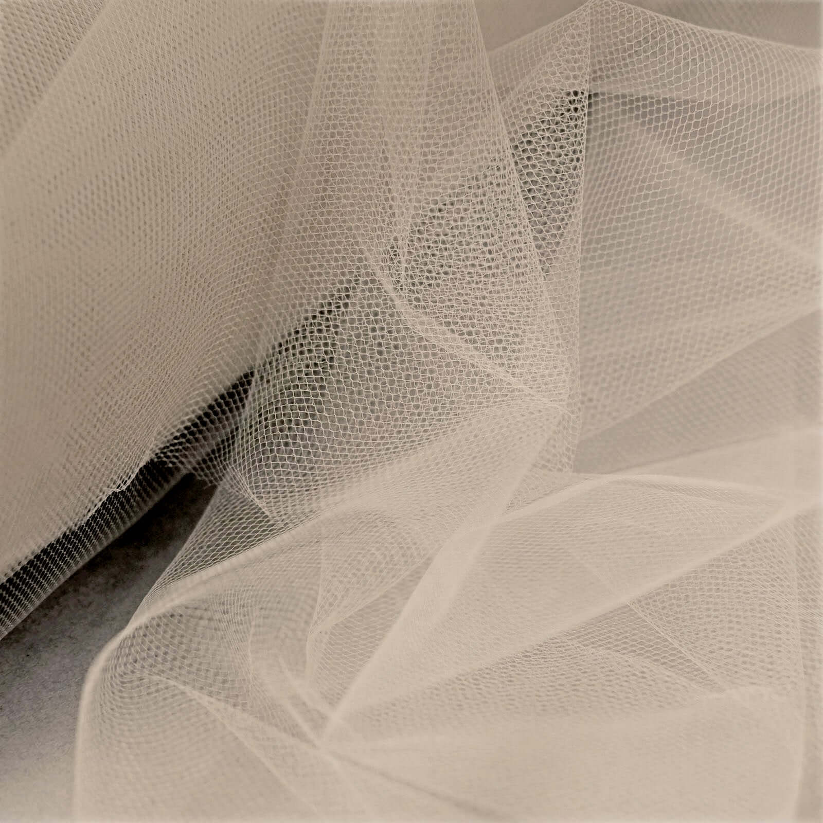 Taupe Tulle Fabric Bolt, Sheer Fabric Spool Roll For Crafts 18"x100 Yards - Image 8