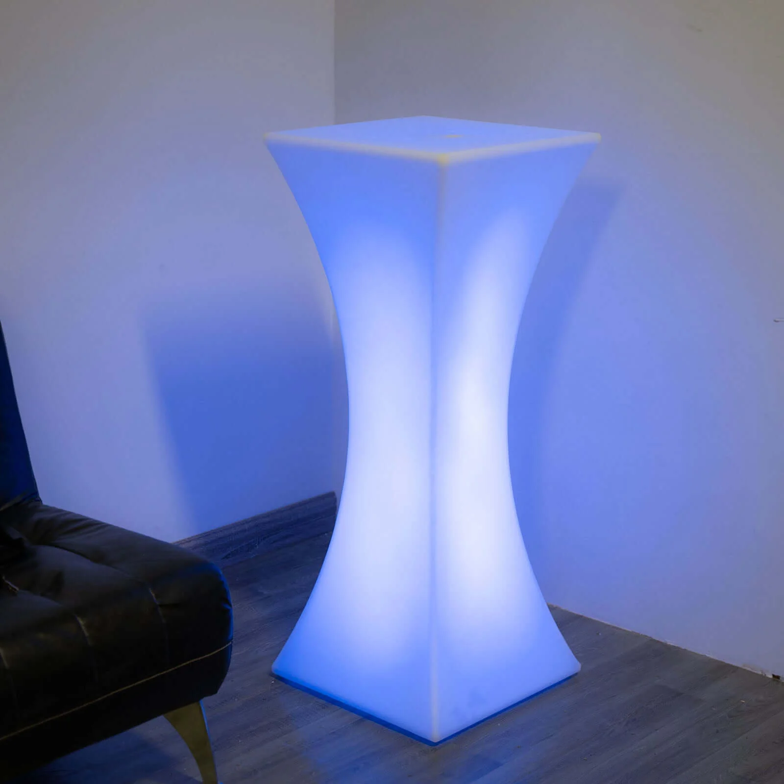 Color Changing Cordless LED Light Up Cocktail Table, Rechargeable Waterproof Illuminated Furniture 18"x43" - Image 6