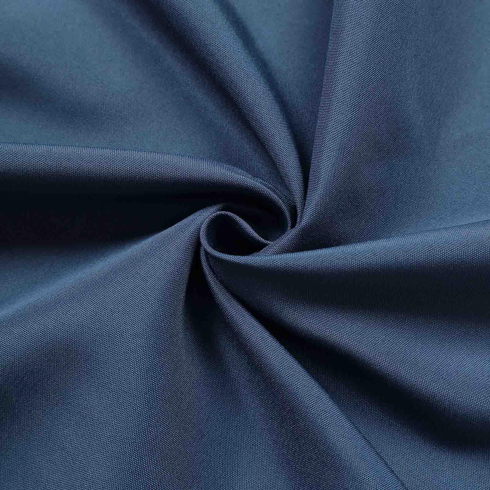 2 Pack 5ftx8ft Navy Blue Polyester Backdrop Drape Curtains With Rod Pockets, Event Divider Panels 130GSM - Image 8