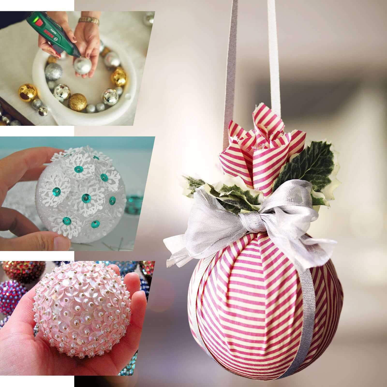 2 Pack White StyroFoam Foam Balls For Arts, Crafts and DIY 10" - Image 4