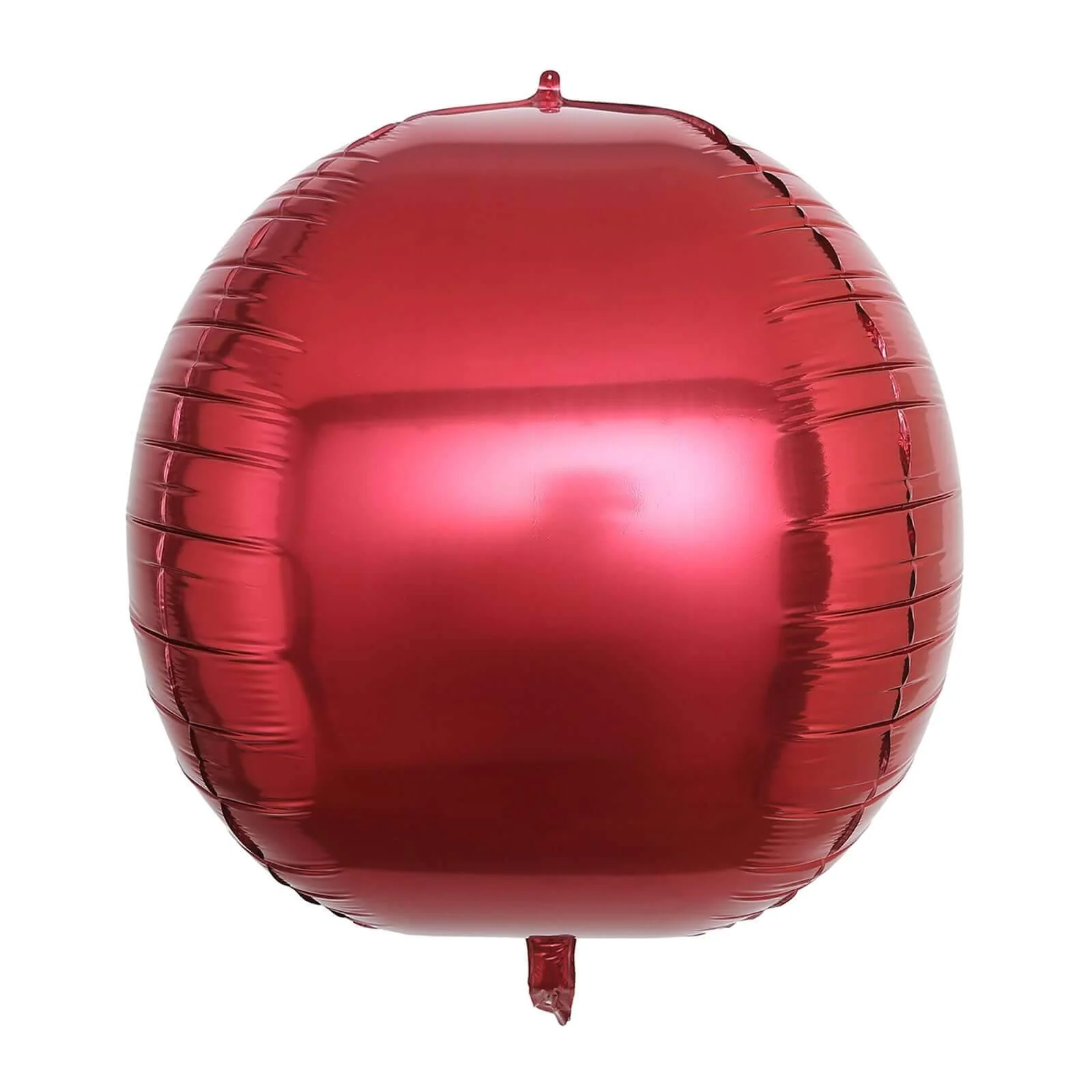 2 Pack Burgundy Sphere Mylar Foil Helium or Air Balloons 18" 4D - Image 6