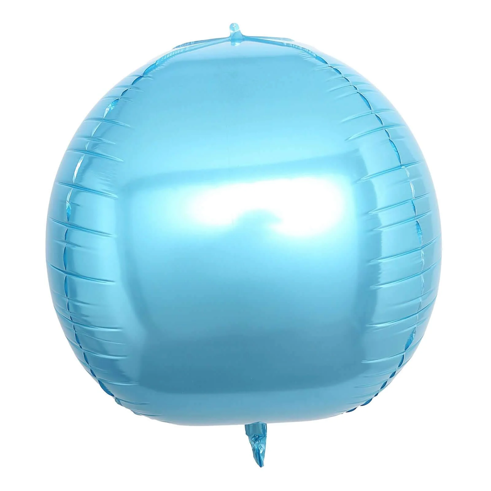 2 Pack Metallic Blue Sphere Mylar Foil Helium or Air Balloons 18" 4D - Image 7