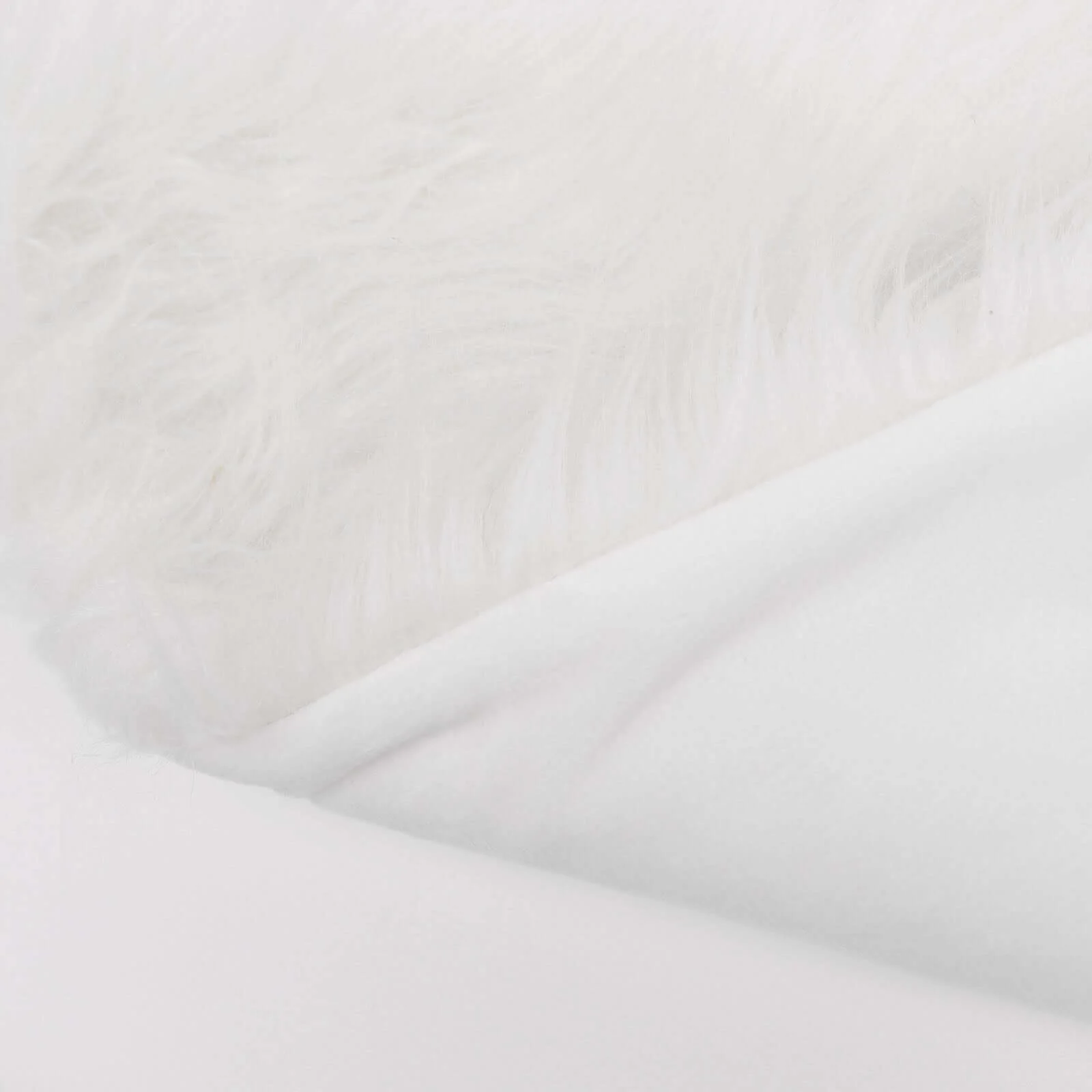 2 Pack White Faux Fur Sheepskin Throw Pillow Cases, Square Pillow Covers 18" - Image 13