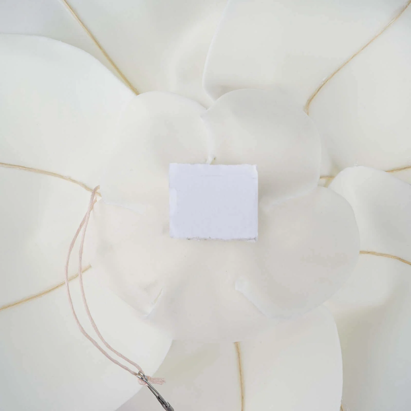 2 Pack Large White Real Touch Artificial Foam DIY Craft Roses 20" - Image 7
