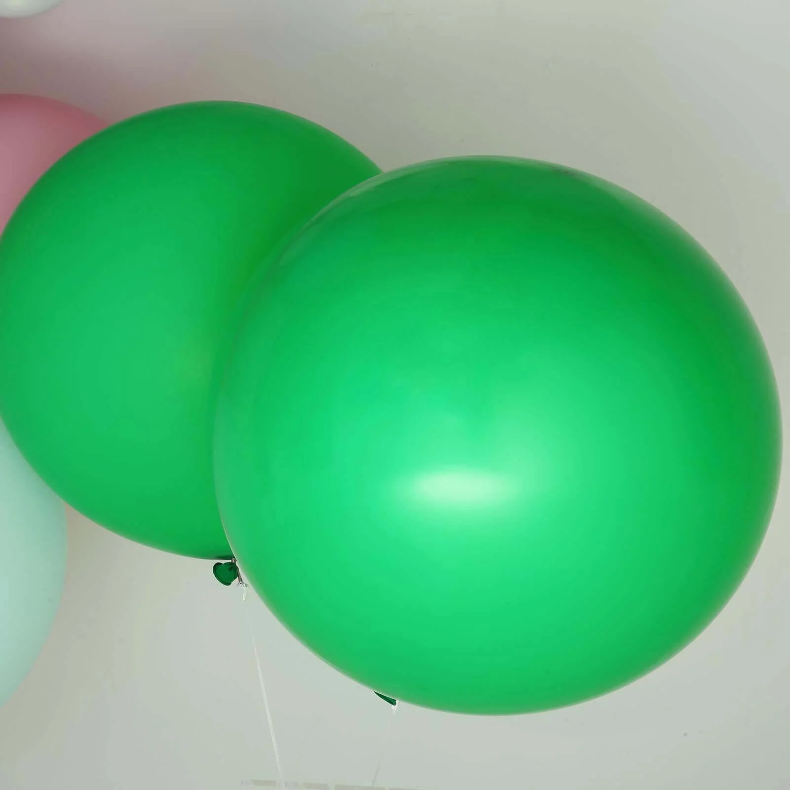 2 Pack Large Matte Green Helium or Air Premium Latex Balloons 32" - Image 8