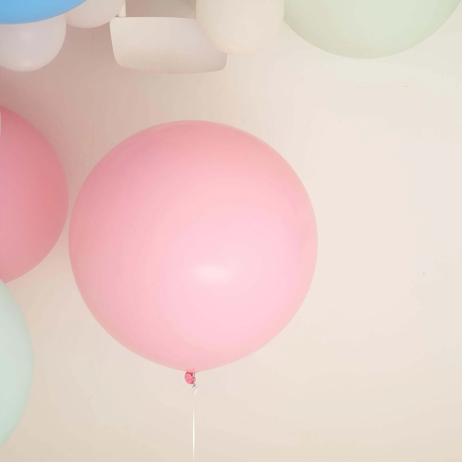 2 Pack Large Matte Pastel Blush Helium or Air Latex Balloons 32" - Image 12
