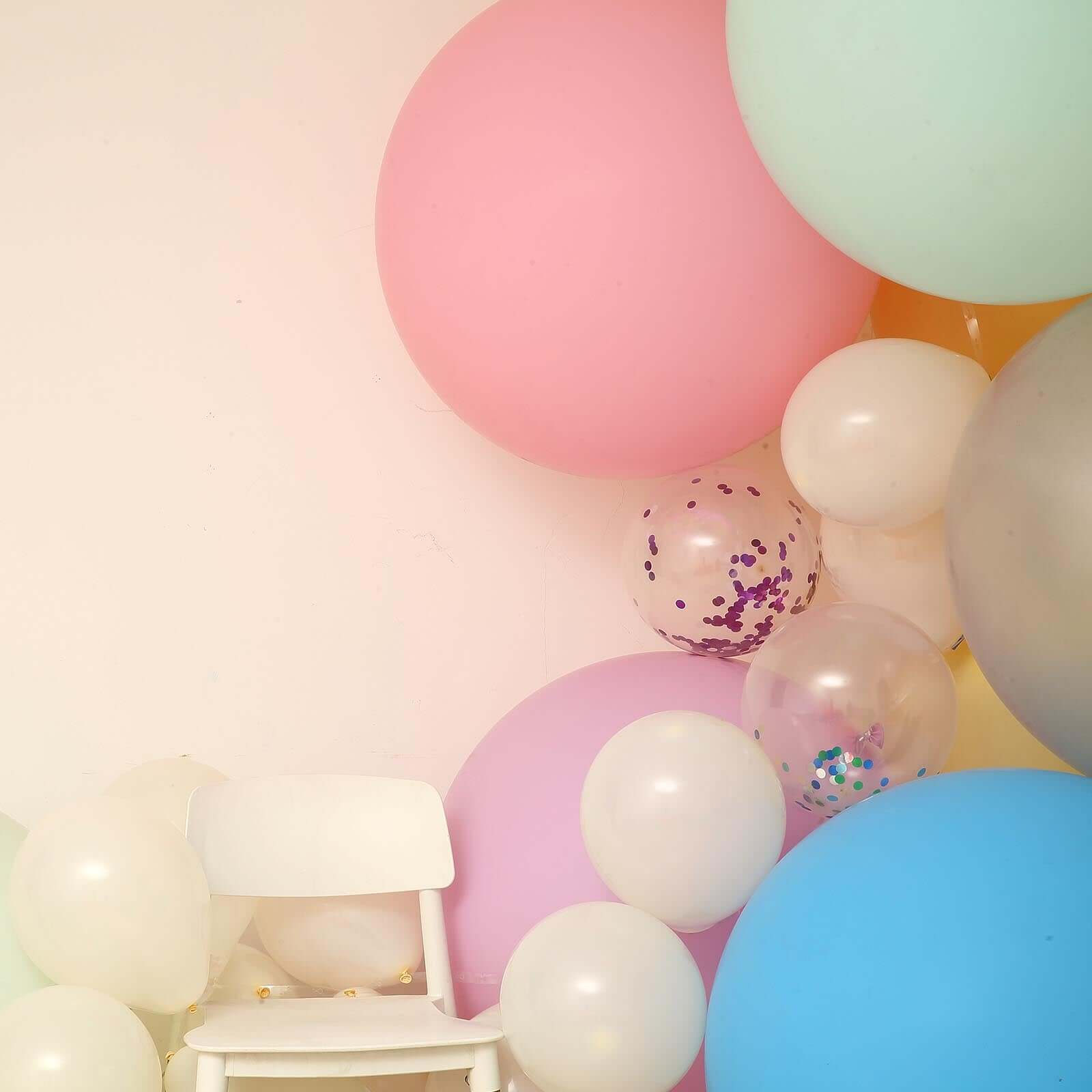 2 Pack Large Matte Pastel Mint Helium/Air Premium Latex Balloons 32" - Image 16