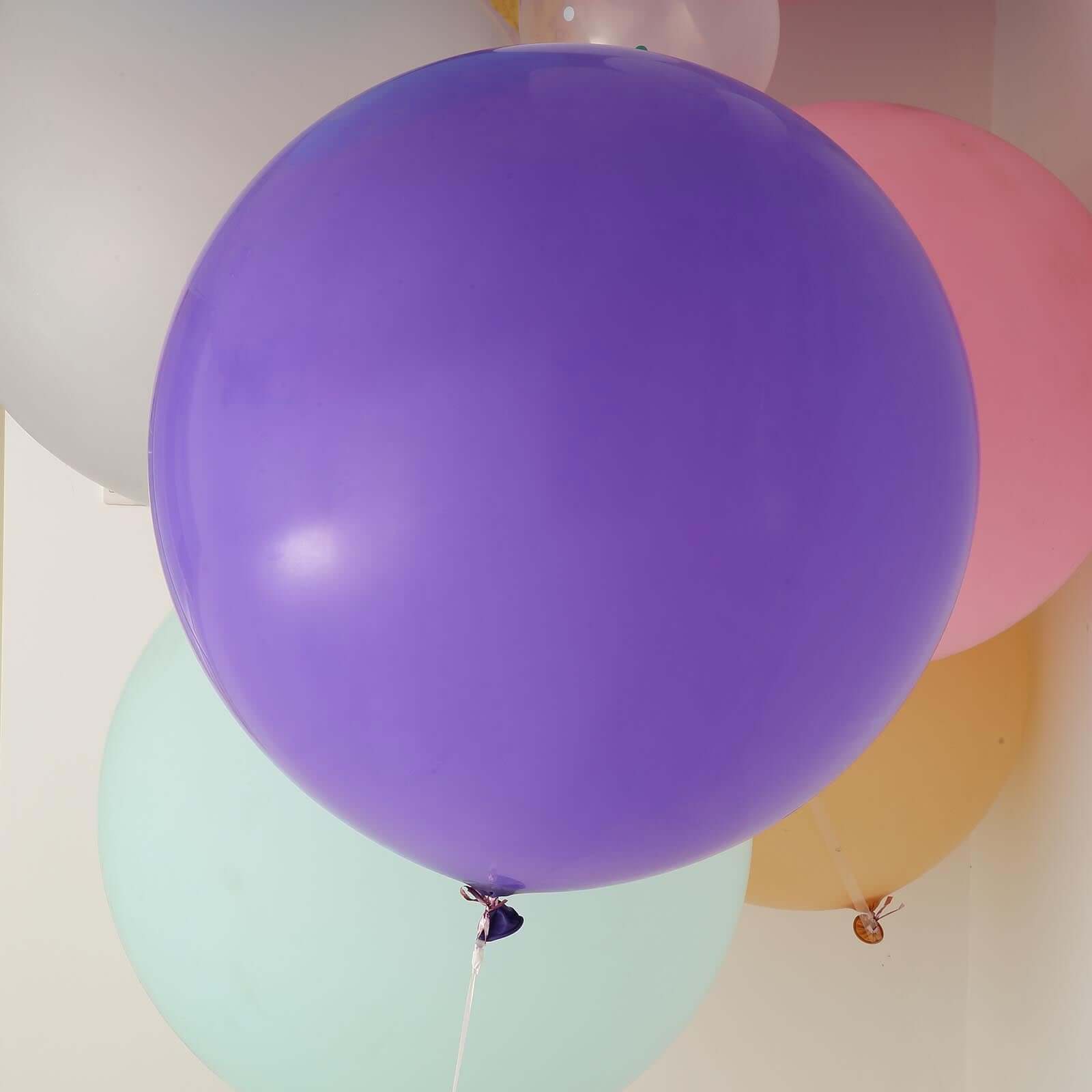 2 Pack Large Matte Purple Helium or Air Premium Latex Balloons 32" - Image 13
